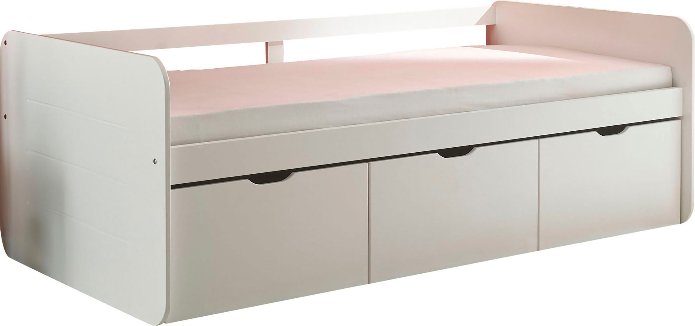 Begabino Stauraumbett »Eino Bett, Einzelbett«, inklusive 3 Schubkästen