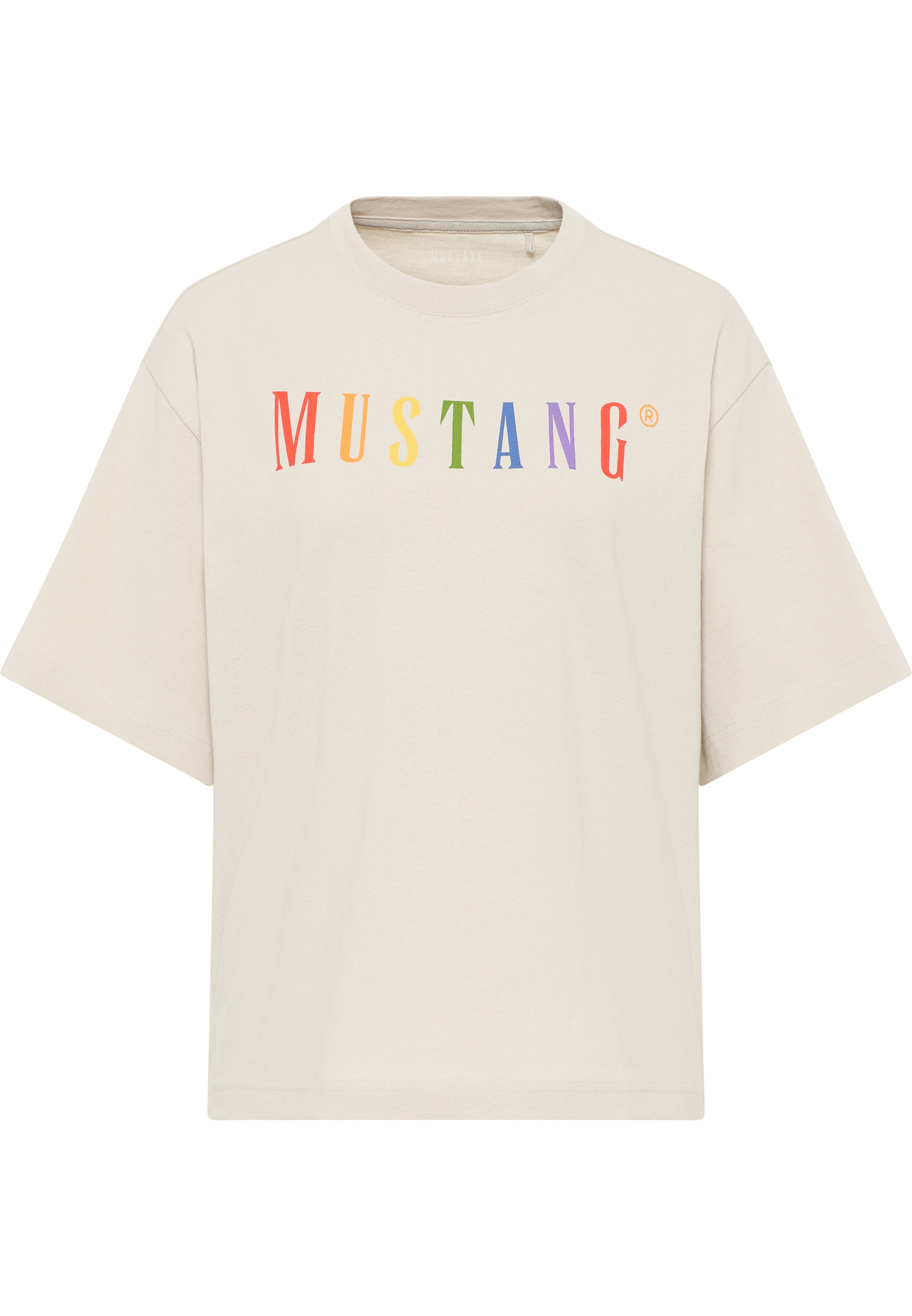 MUSTANG Kurzarmshirt »T-Shirt« bei ♕