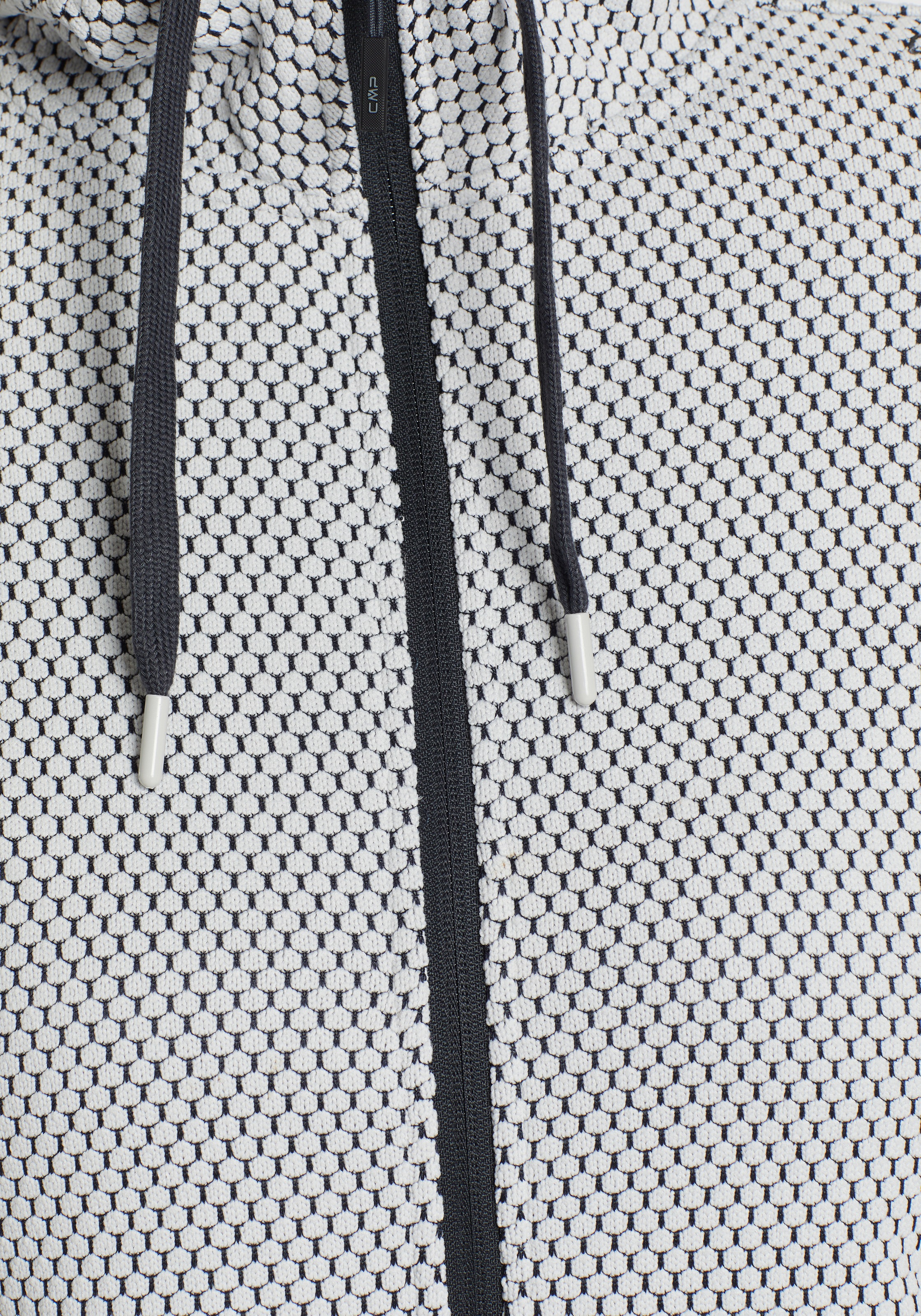 CMP Strickfleecejacke, mit Kapuze, Wärmend & windabweisend & Atmungsaktiv