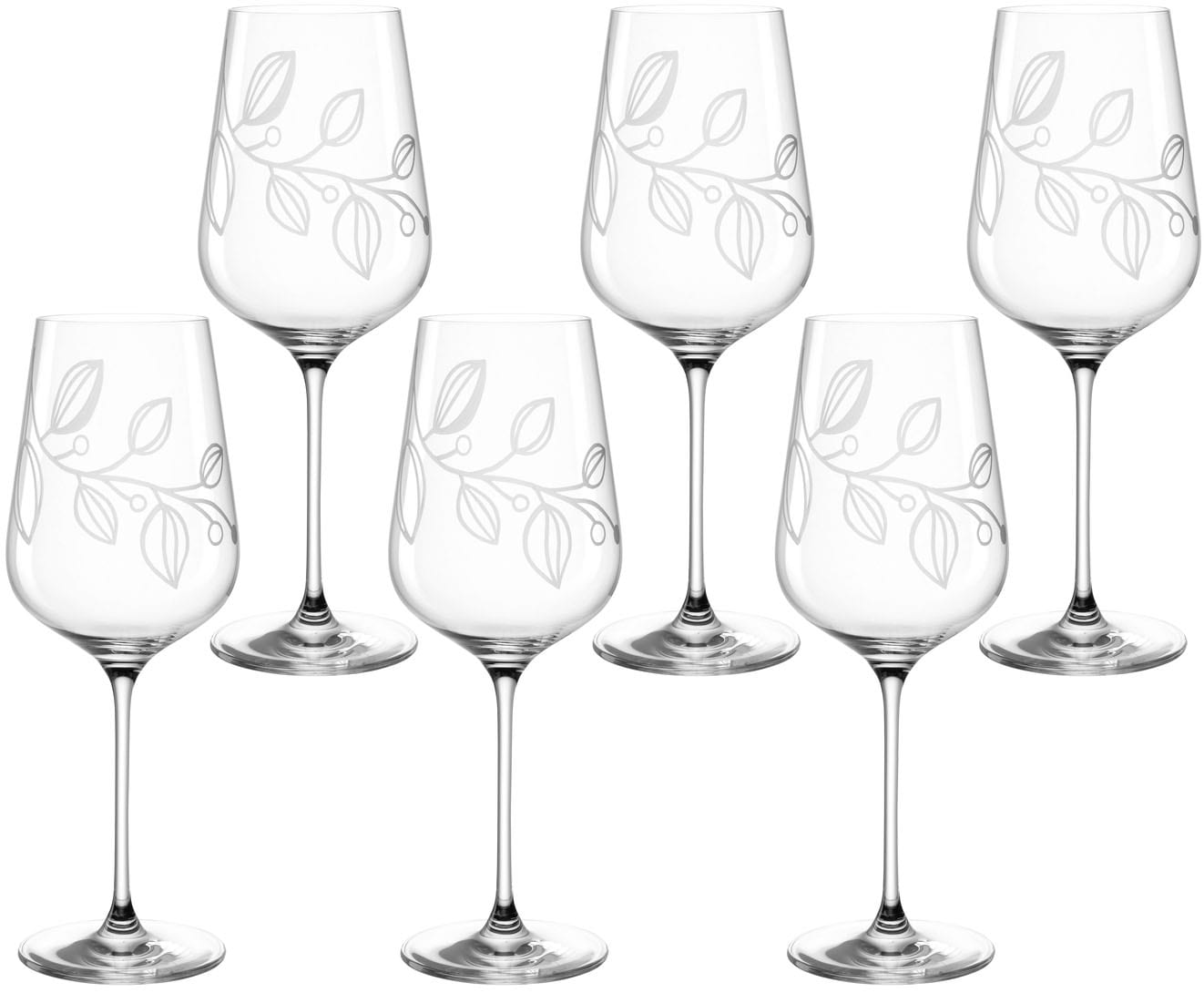 LEONARDO Weißweinglas »BOCCIO«, (Set, 6 tlg.), 580 ml, 6-teilig