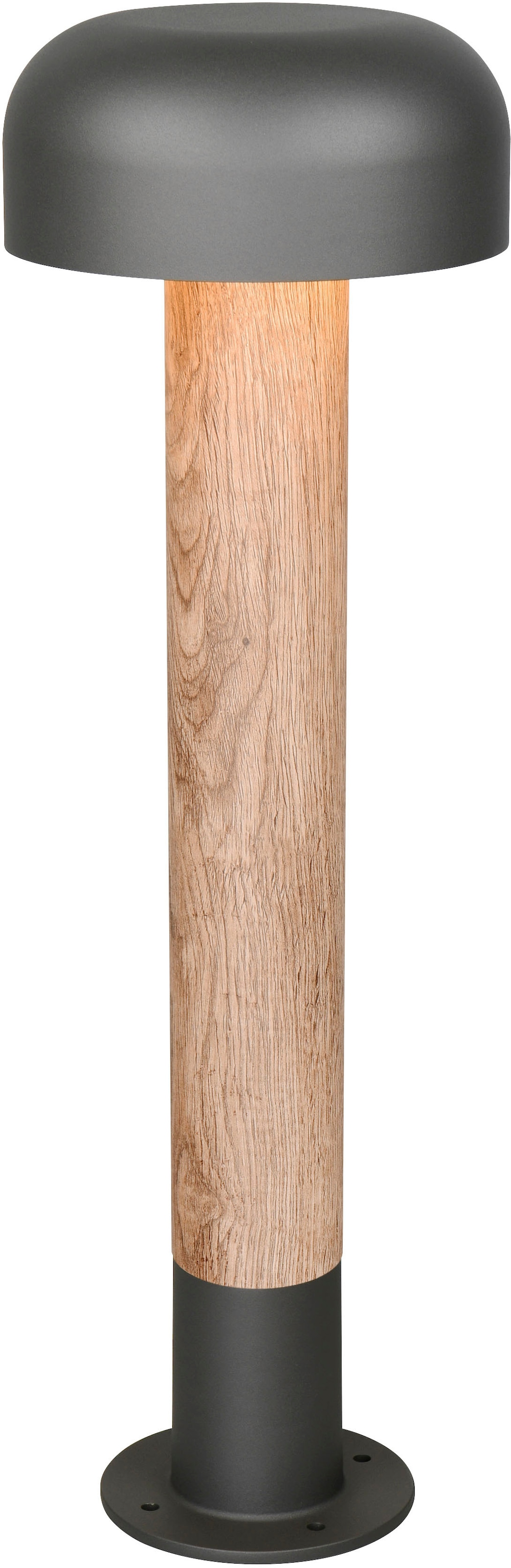 TRIO Leuchten Außen-Stehlampe »FRASER, Outdoor Stehleuchte Höhe 54cm, exkl 1x E27 max 10W, IP54« E27 1 Stk. warmweiß - kaltweiß Wegeleuchte Garten Terrasse, Ø 19cm Höhe 54cm, Leuchtmittel wechselbar