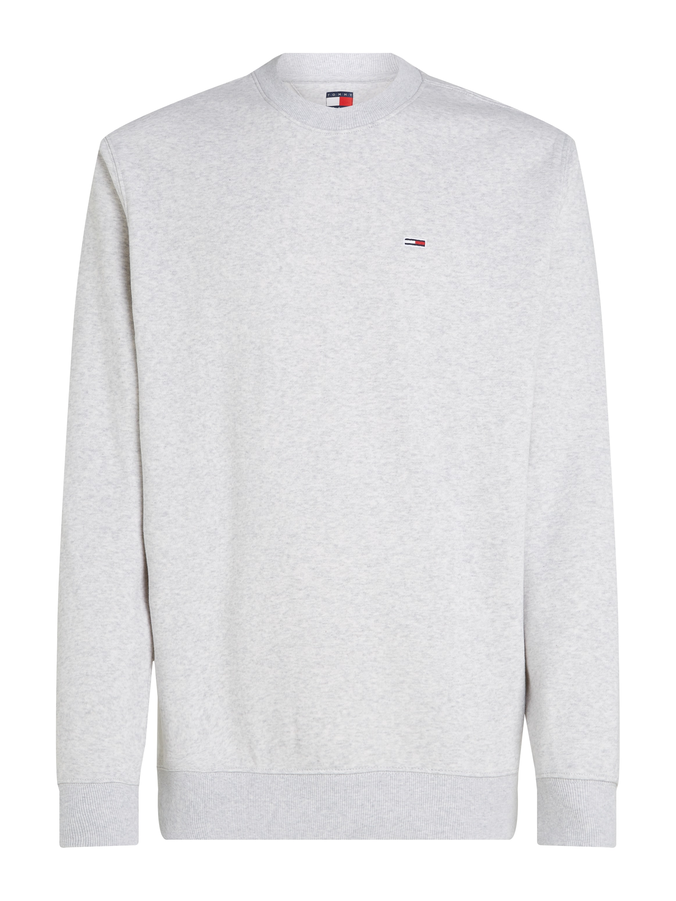 Tommy Jeans Sweatshirt »TJM REG S FLAG CREW«, Mit besticktem Markenlogo auf Brusthöhe