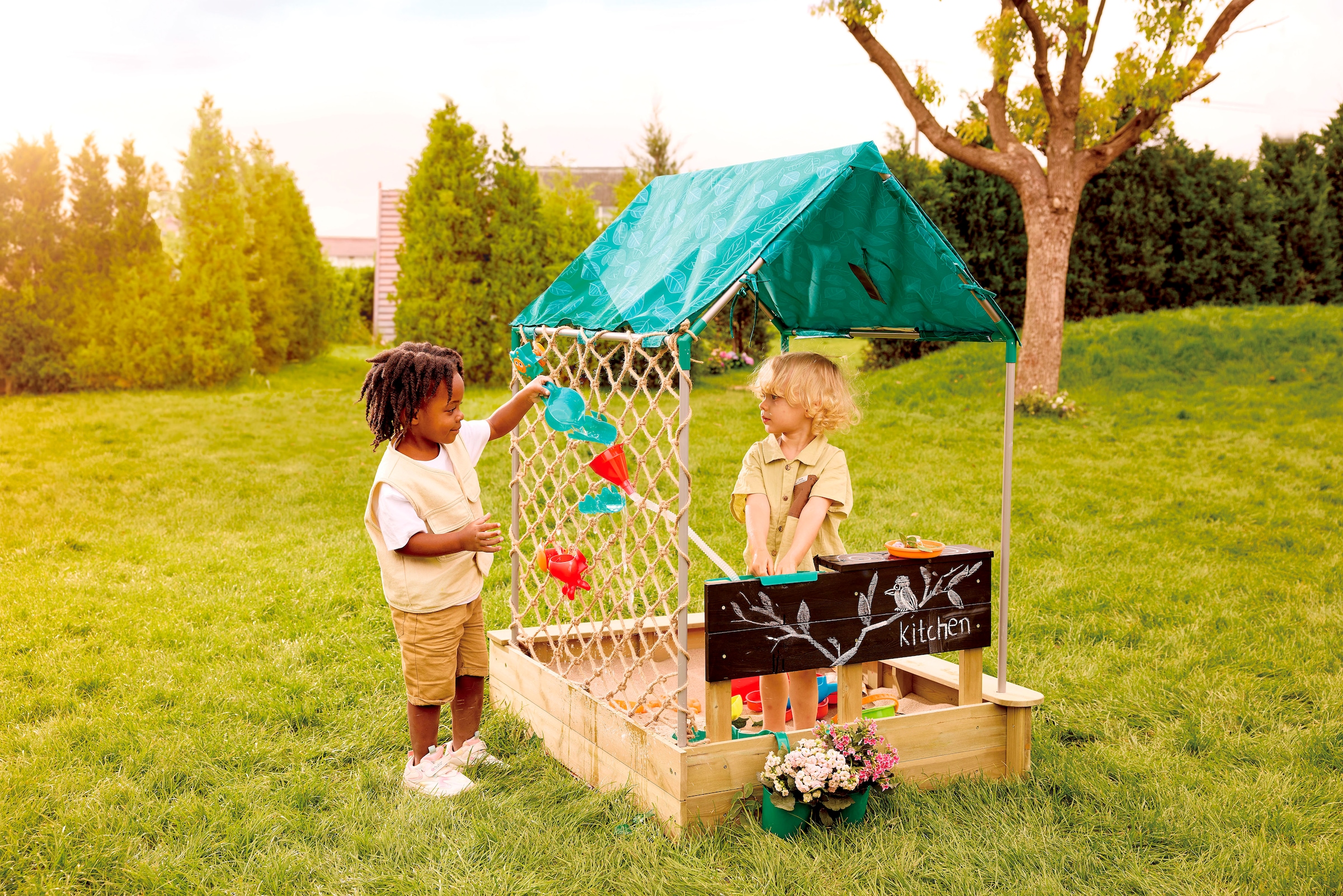 Hape Sandkasten »All-in-One«, (Set)
