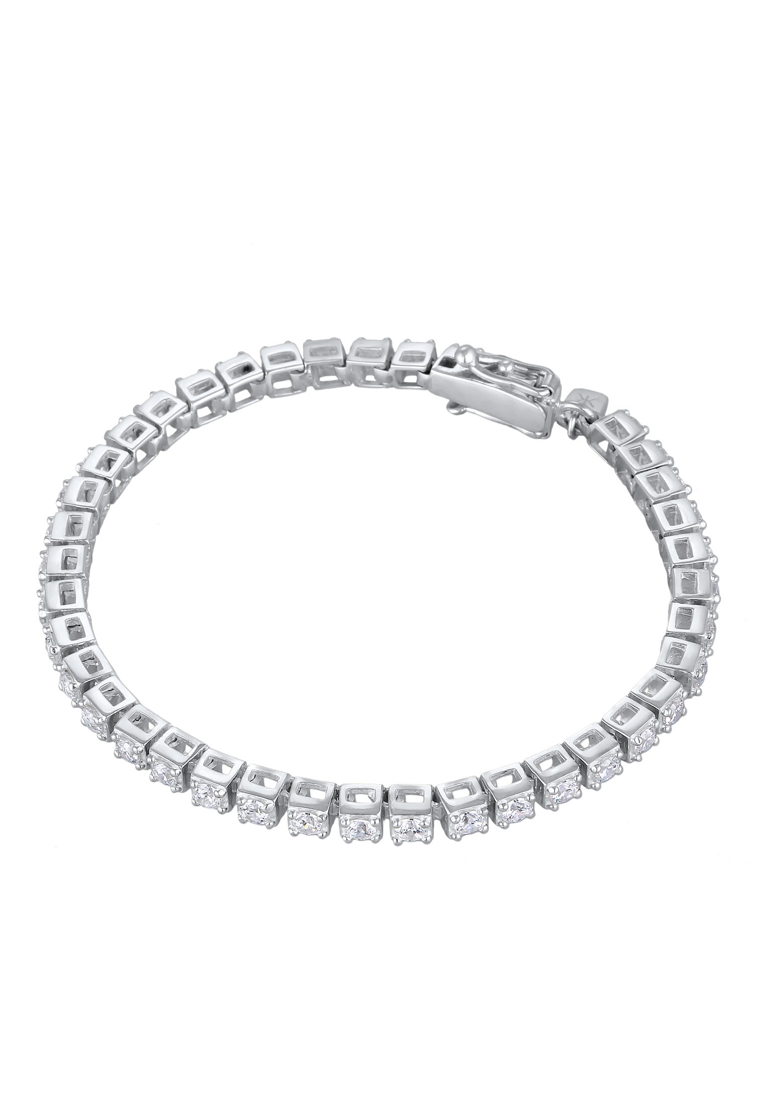 Kuzzoi Armkette »Armband Tennisarmband Zirkonia Weiß 925 Sterling Silber«