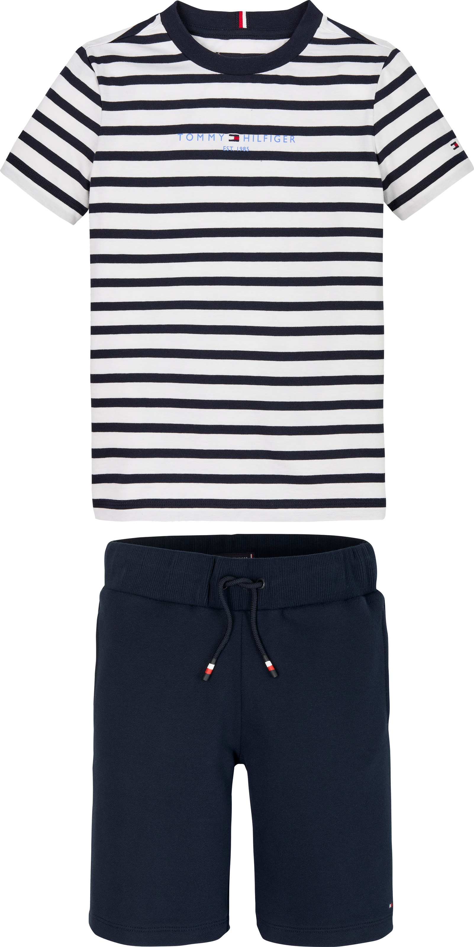 Tommy Hilfiger T-Shirt & Shorts »ESSENTIAL SET«, mit Logoschriftzug