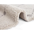 MINT RUGS Hochflor-Teppich »Create«, rechteckig, 35 mm Höhe, Rauten Design, besonders weich durch Microfaser, Wohnzimmer, Schlafzimmer, Robust, Pflegeleicht