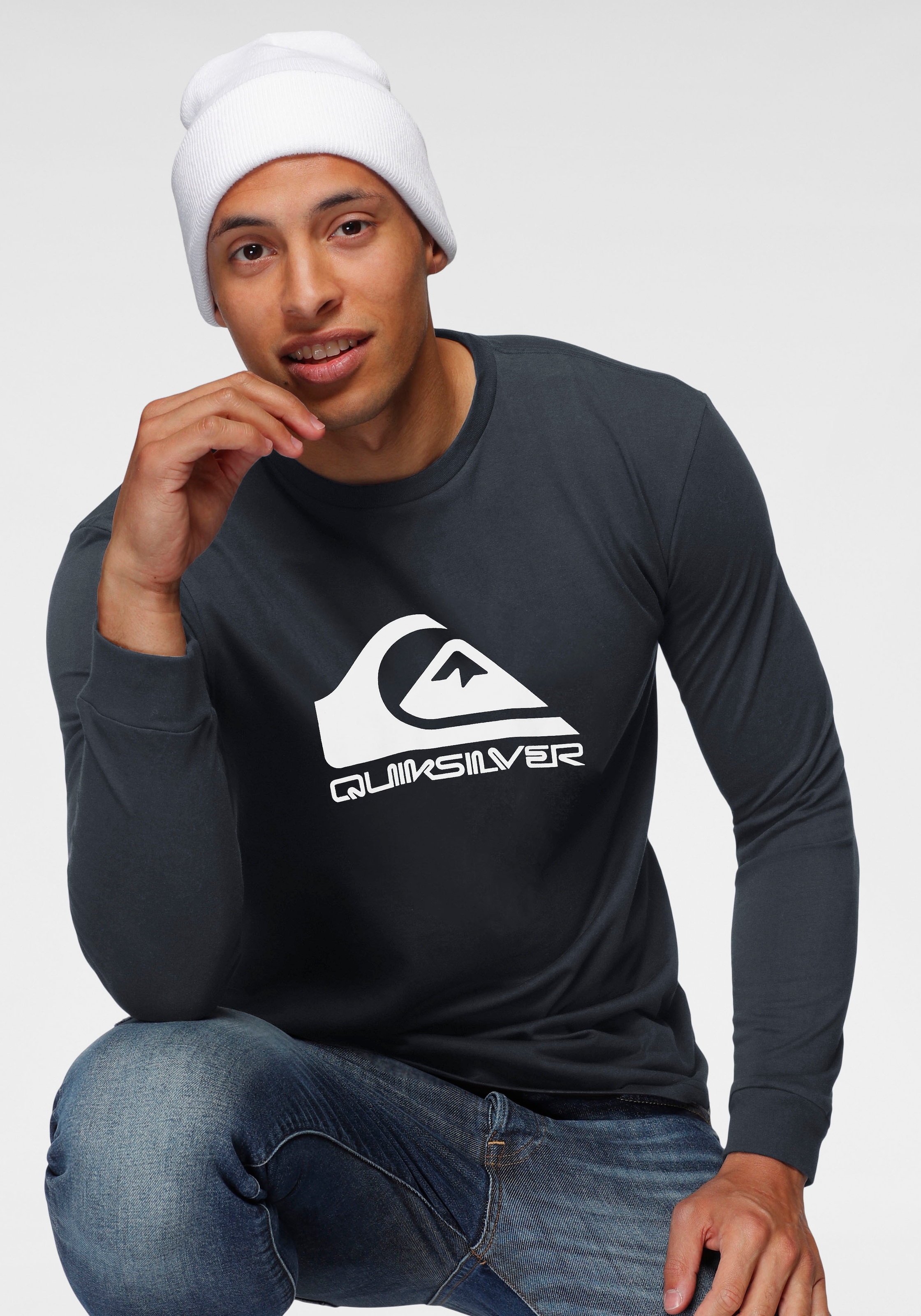 Quiksilver Langarmshirt, (Packung, 2 tlg., 2er-Pack)