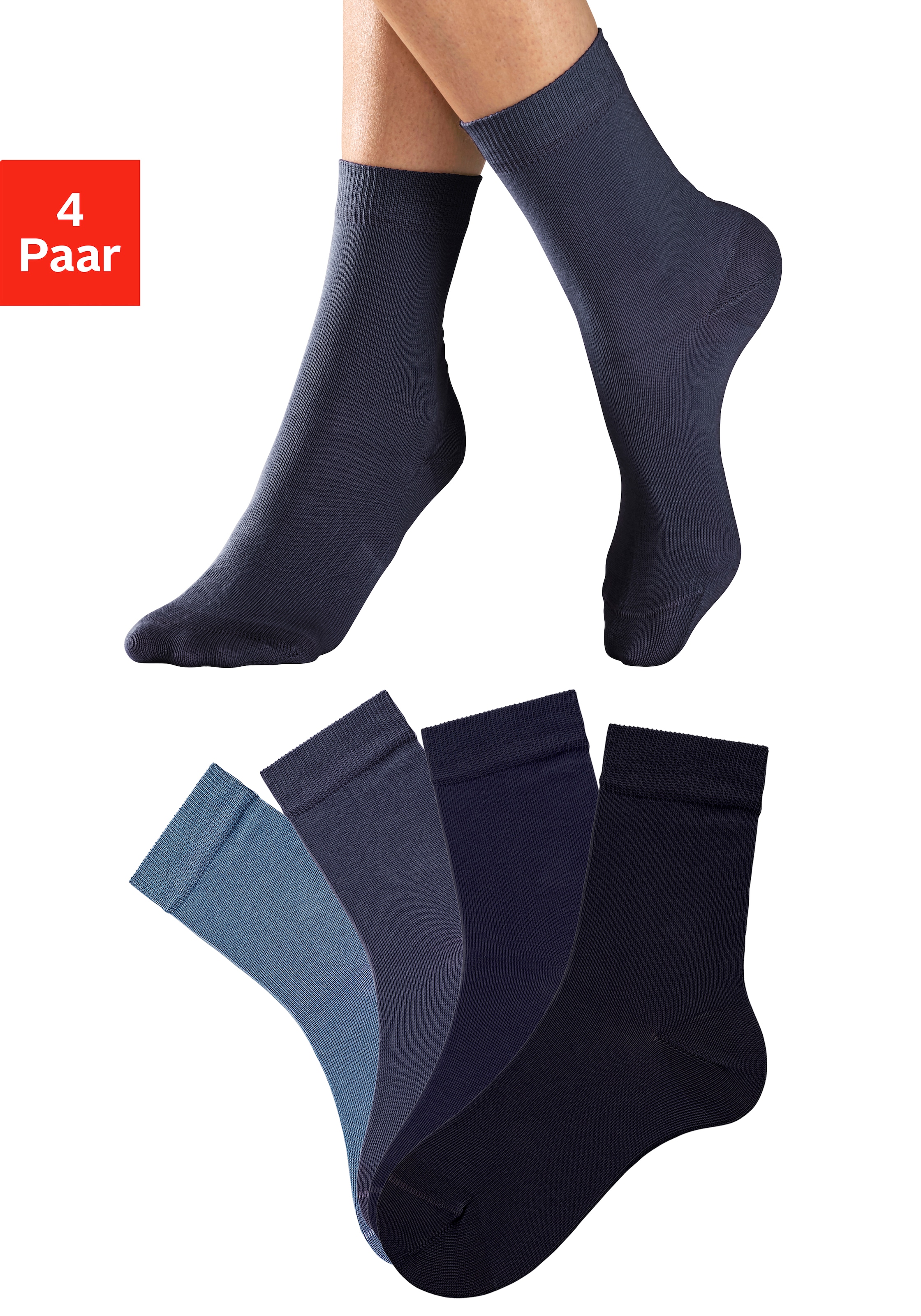 Paar), Socken, bei unterschiedlichen Farbzusammenstellungen in ♕ H.I.S (4