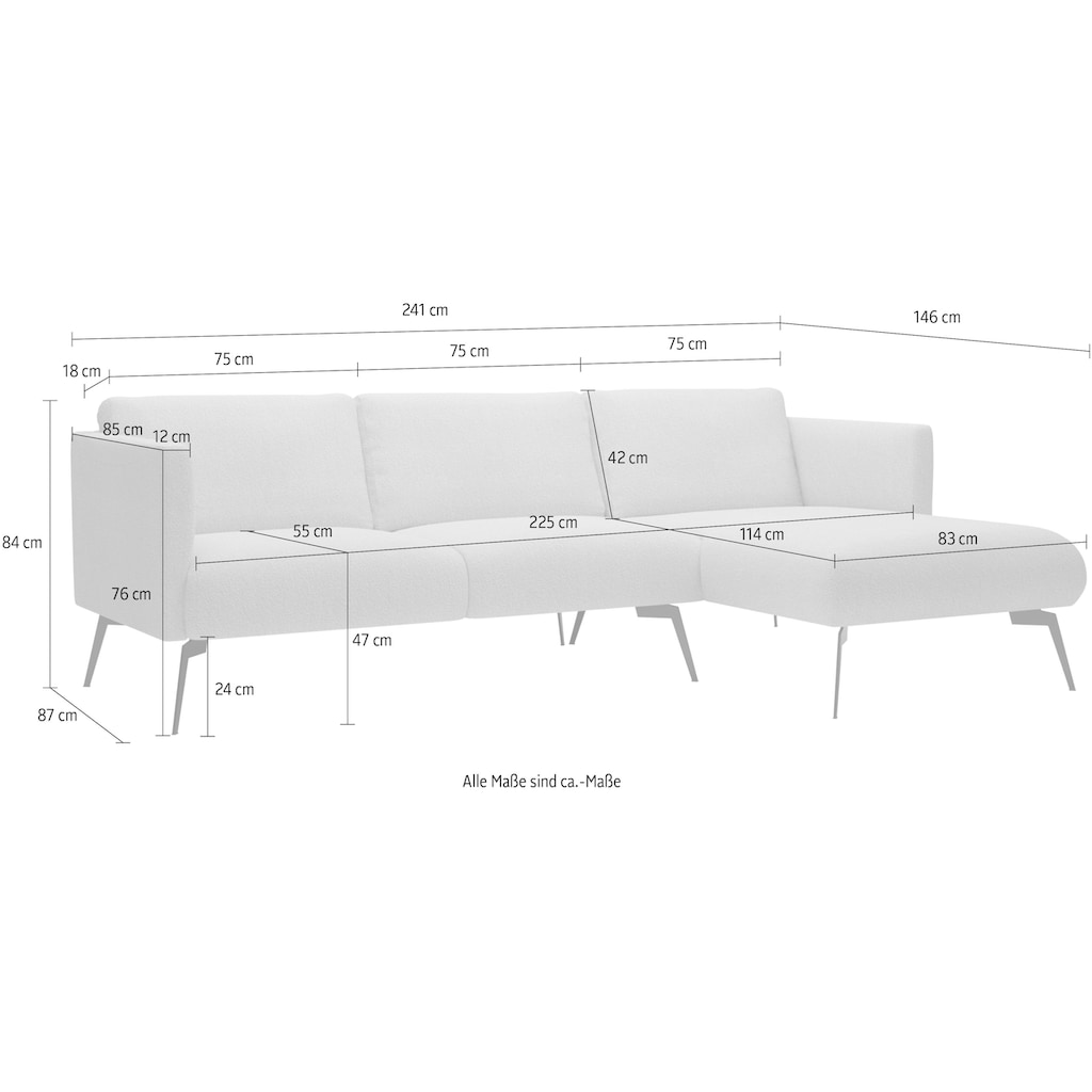 andas Ecksofa »Horna, L-Form,«