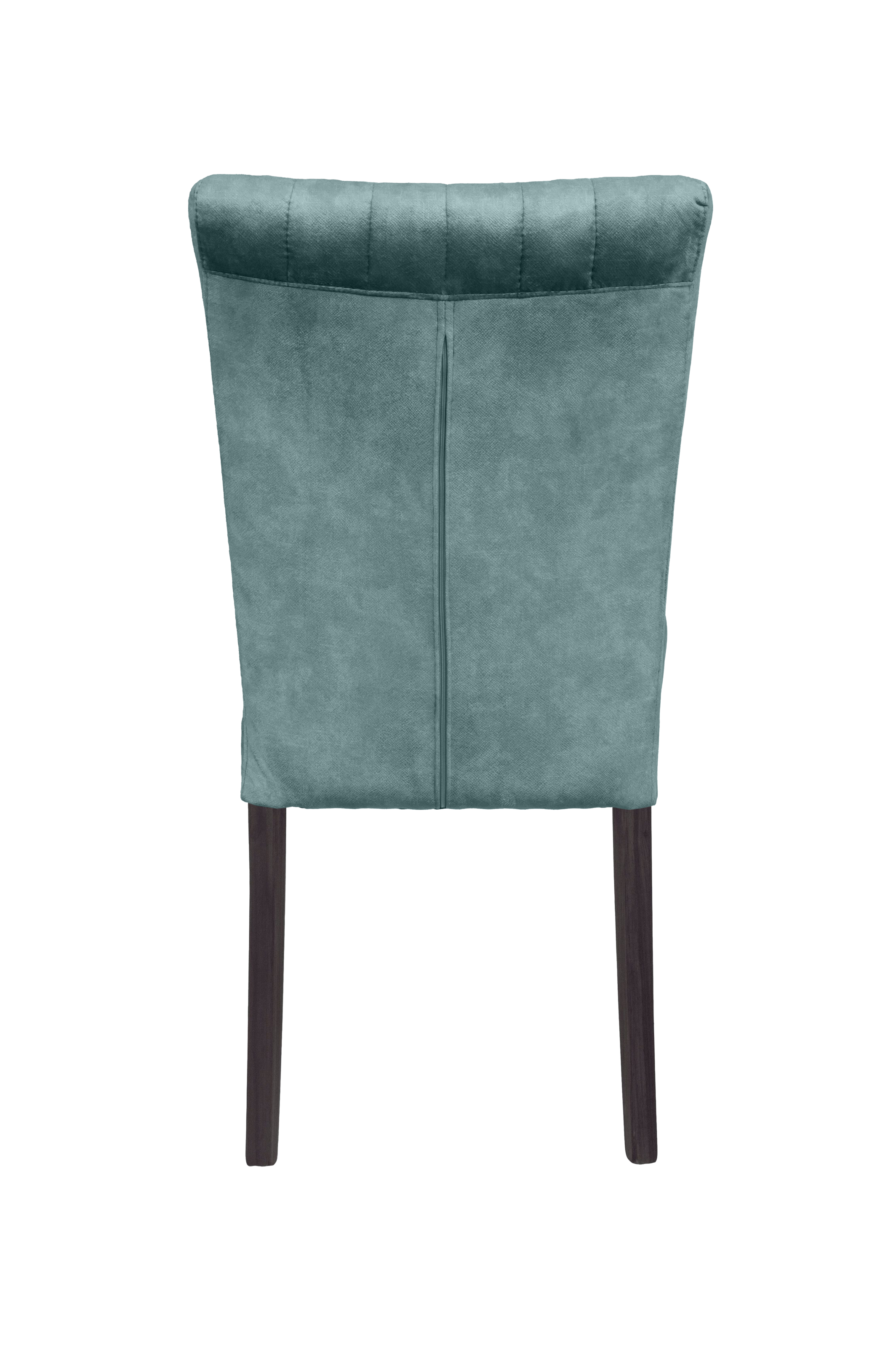 Home affaire 4-Fußstuhl, (Set), 2 St., Samtvelours, vertikale Nähte in der Rückenlehne