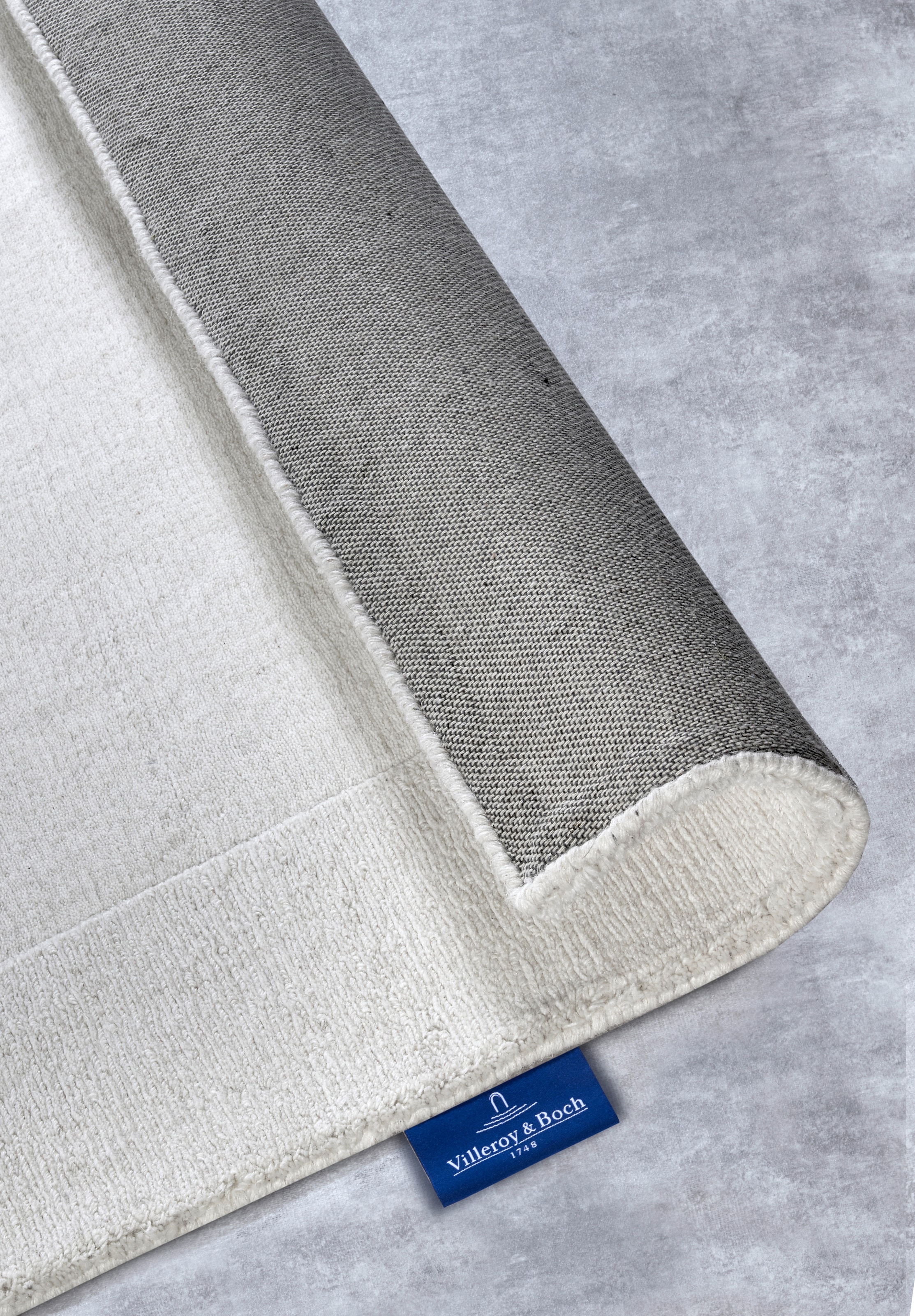 Villeroy & Boch Wollteppich »Charlotte«, rechteckig, 10 mm Höhe, Läufer, Handgewebt, Wolle, Natur, Läufer, Wohnzimmer, Geometrie