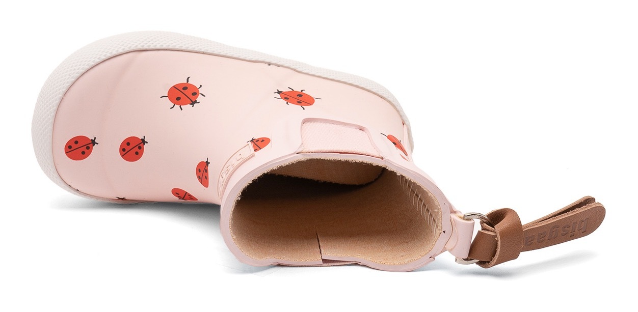 Bisgaard Gummistiefel »baby rubber Weite: normal«, Babyschuh mit Stretcheinsatz, Größenschablone zum Download