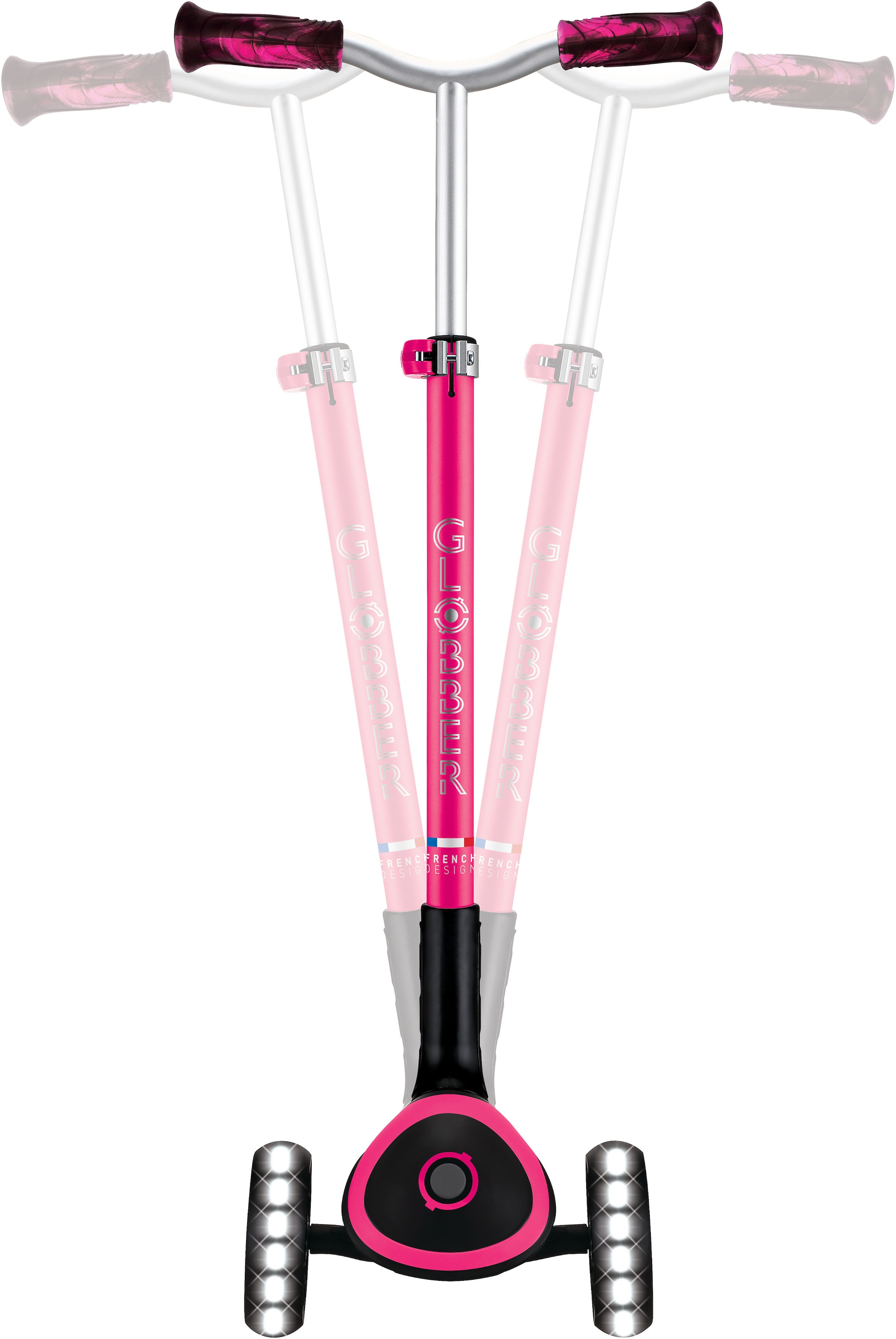 Globber Tretroller »ACE LIGHTS, mit Leuchtrollen«