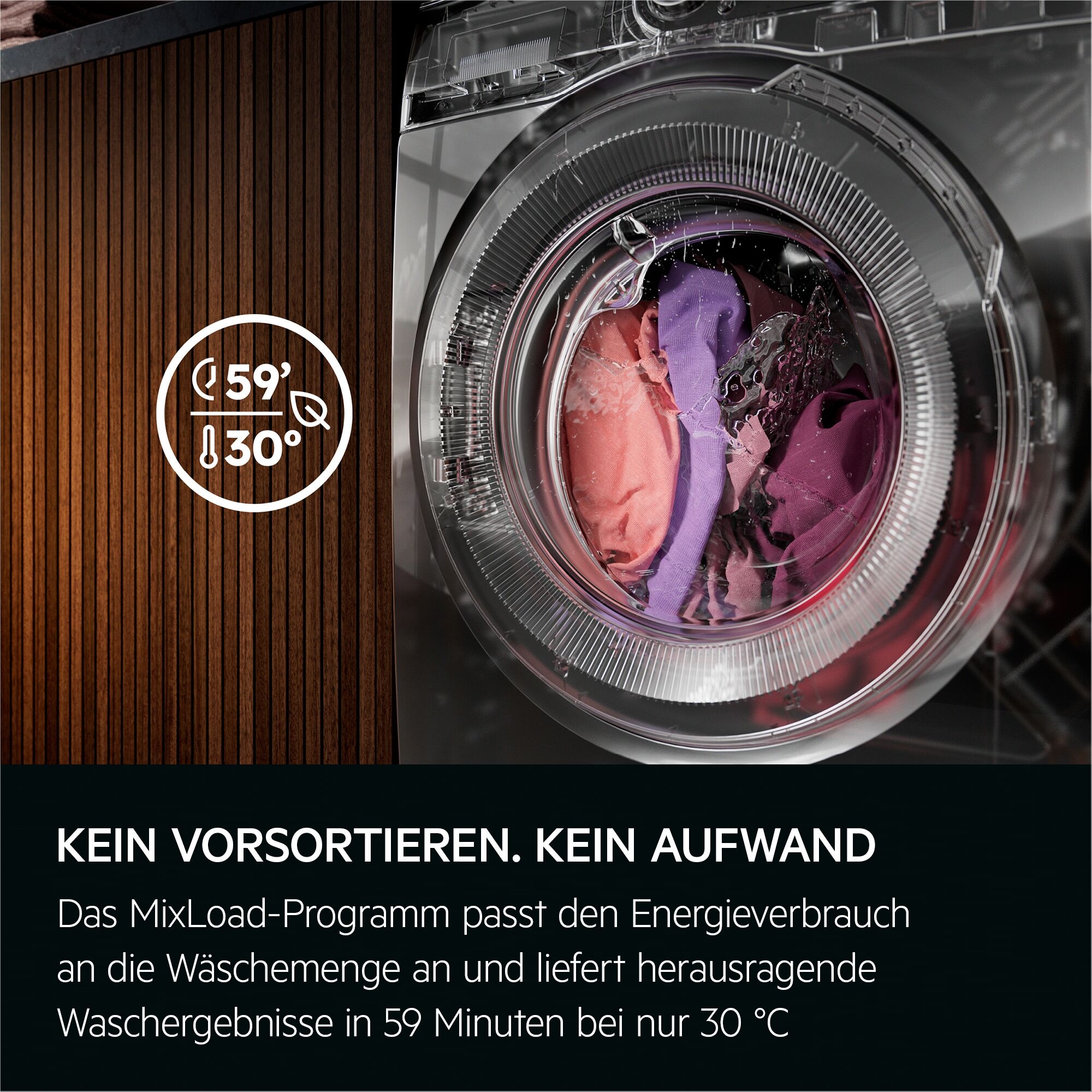 AEG Waschtrockner »LWR7E70610«, 7000, Sprachsteuerung über Google Assistant
