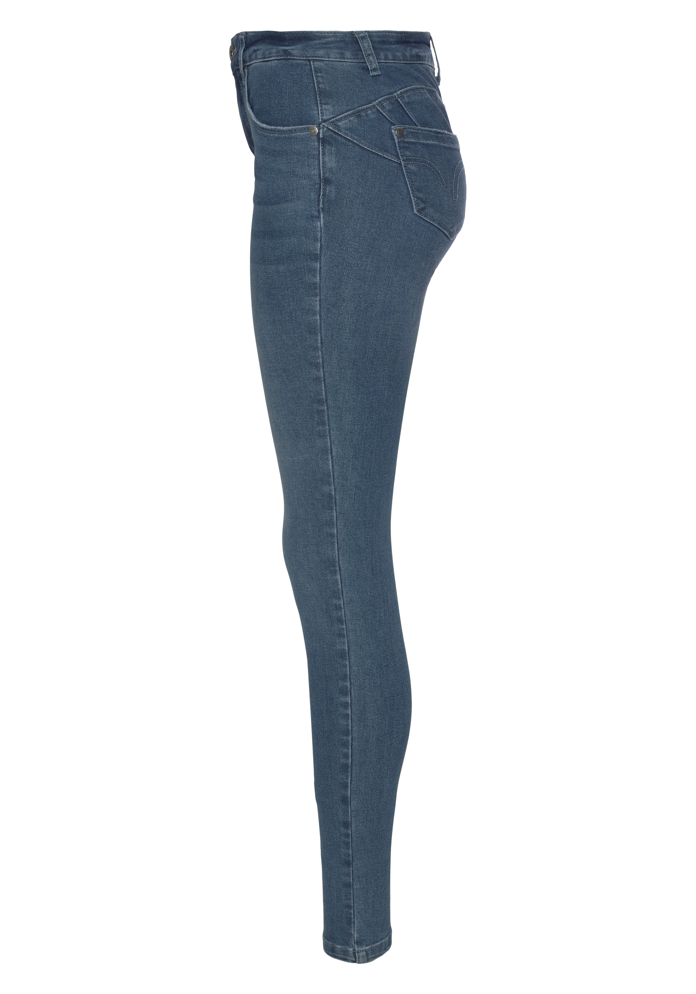 Arizona Skinny-fit-Jeans, Recyceltes Polyester bei ♕ | Stretchjeans