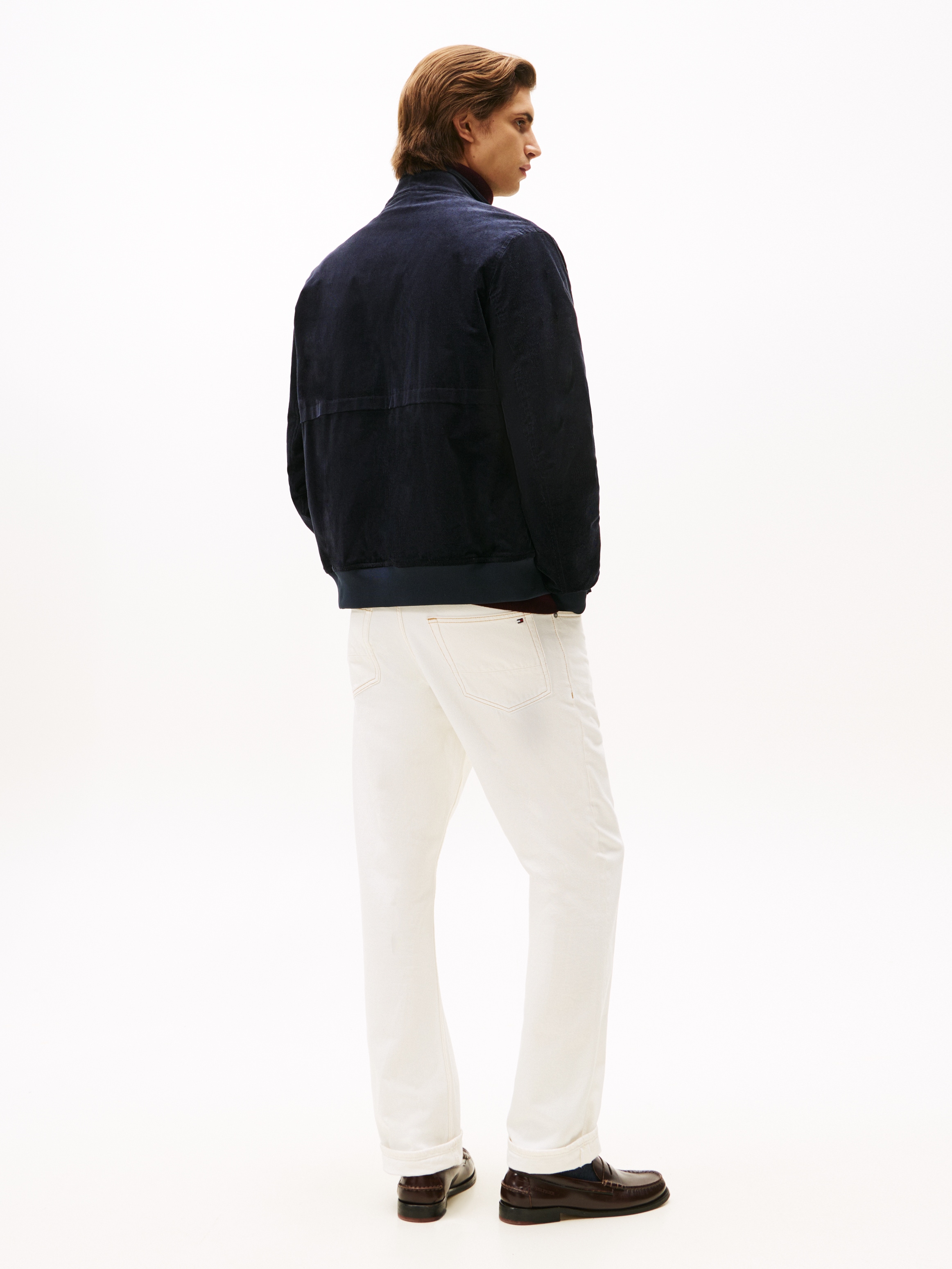 Tommy Hilfiger Cordjacke »CORD HARRINGTON JACKET« ohne Kapuze Freizeitjacke, Übergangsjacke