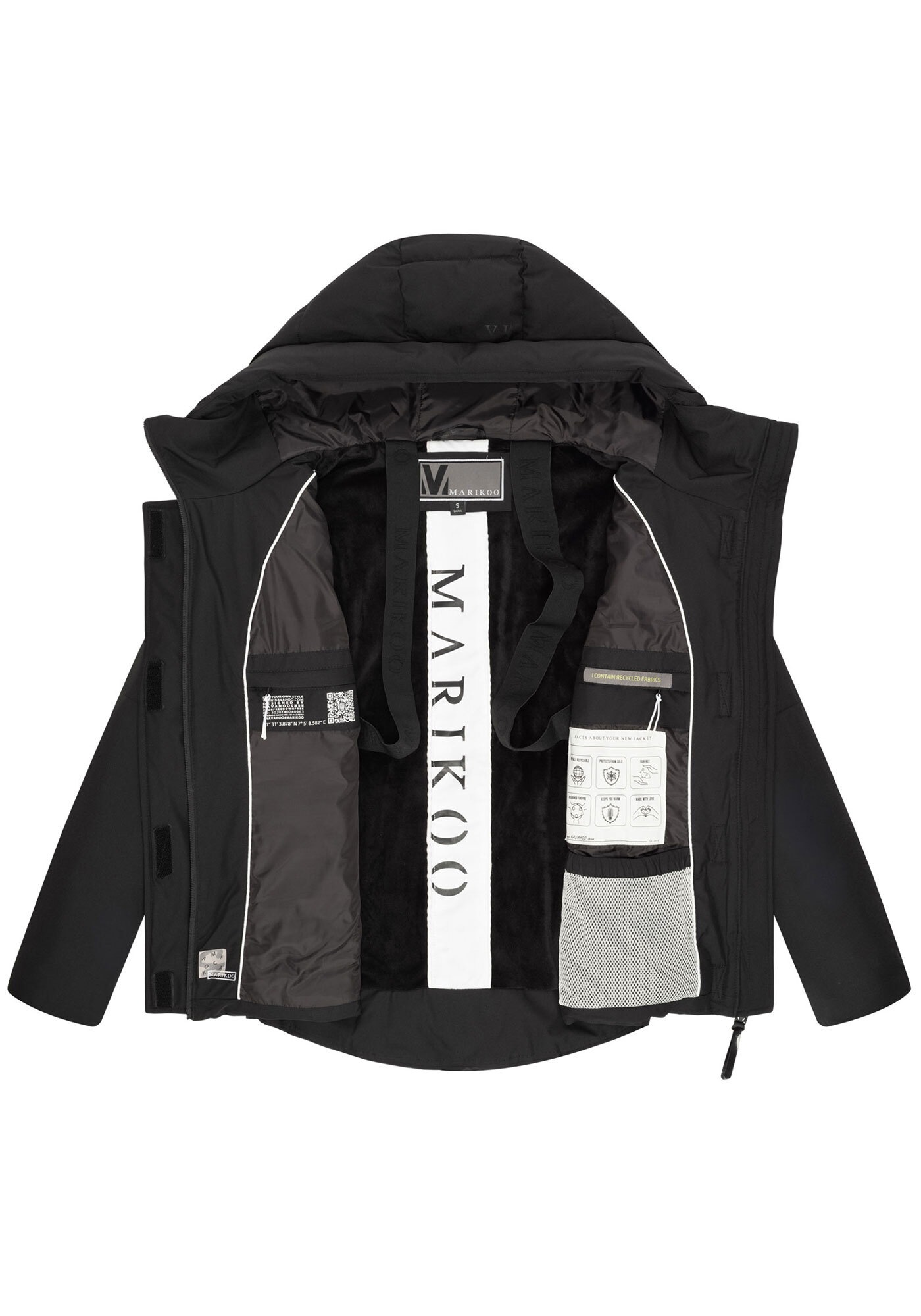 Marikoo Outdoorjacke »Marikoo Elira Damen Winterjacke N019«