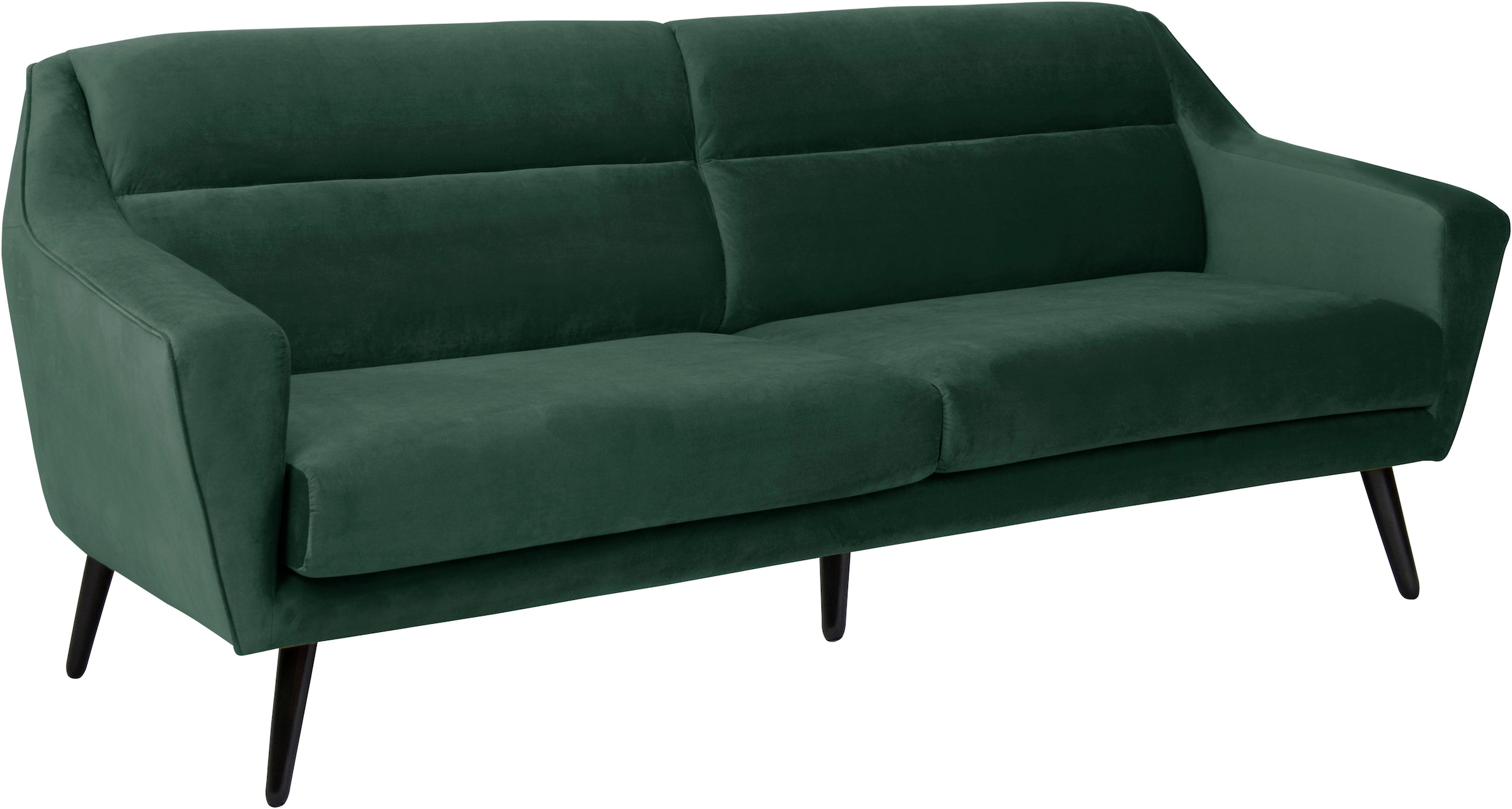 andas 3-Sitzer »Bille«, mit Naht im Rückenkissen und Eiche-Beinen, Design by Morten Georgsen