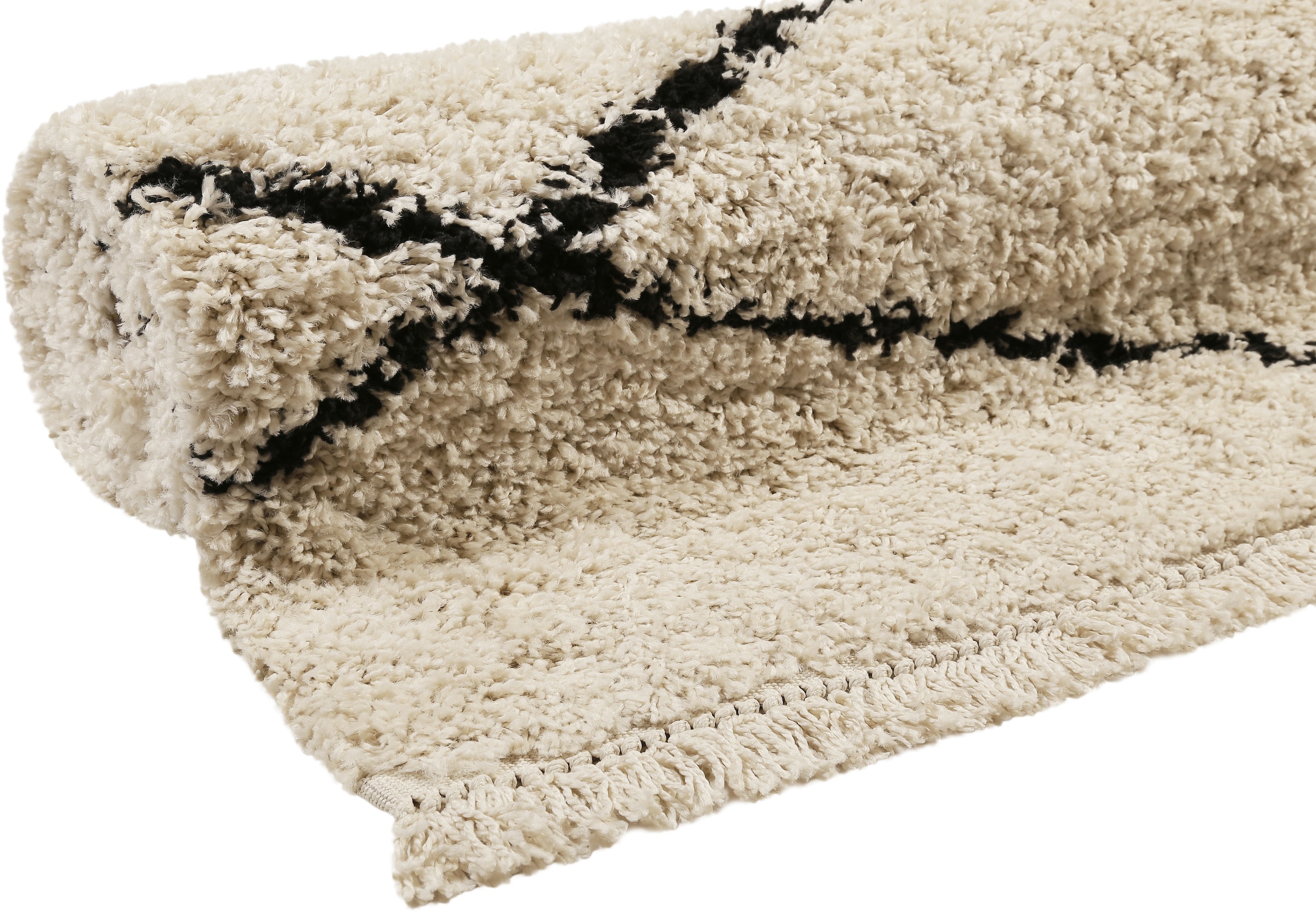 Wecon home Hochflor-Teppich »STUDIO one«, rechteckig, 35 mm Höhe, weicher und kuscheliger Flor, Wohnzimmer, Schlafzimmer, im Berber-Stil