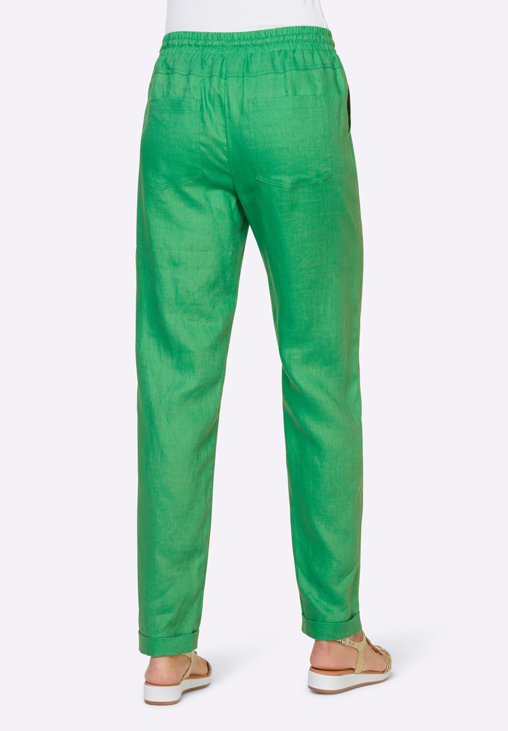heine Schlupfhose »Leinenhose Leinenhose in Karotten-Form«