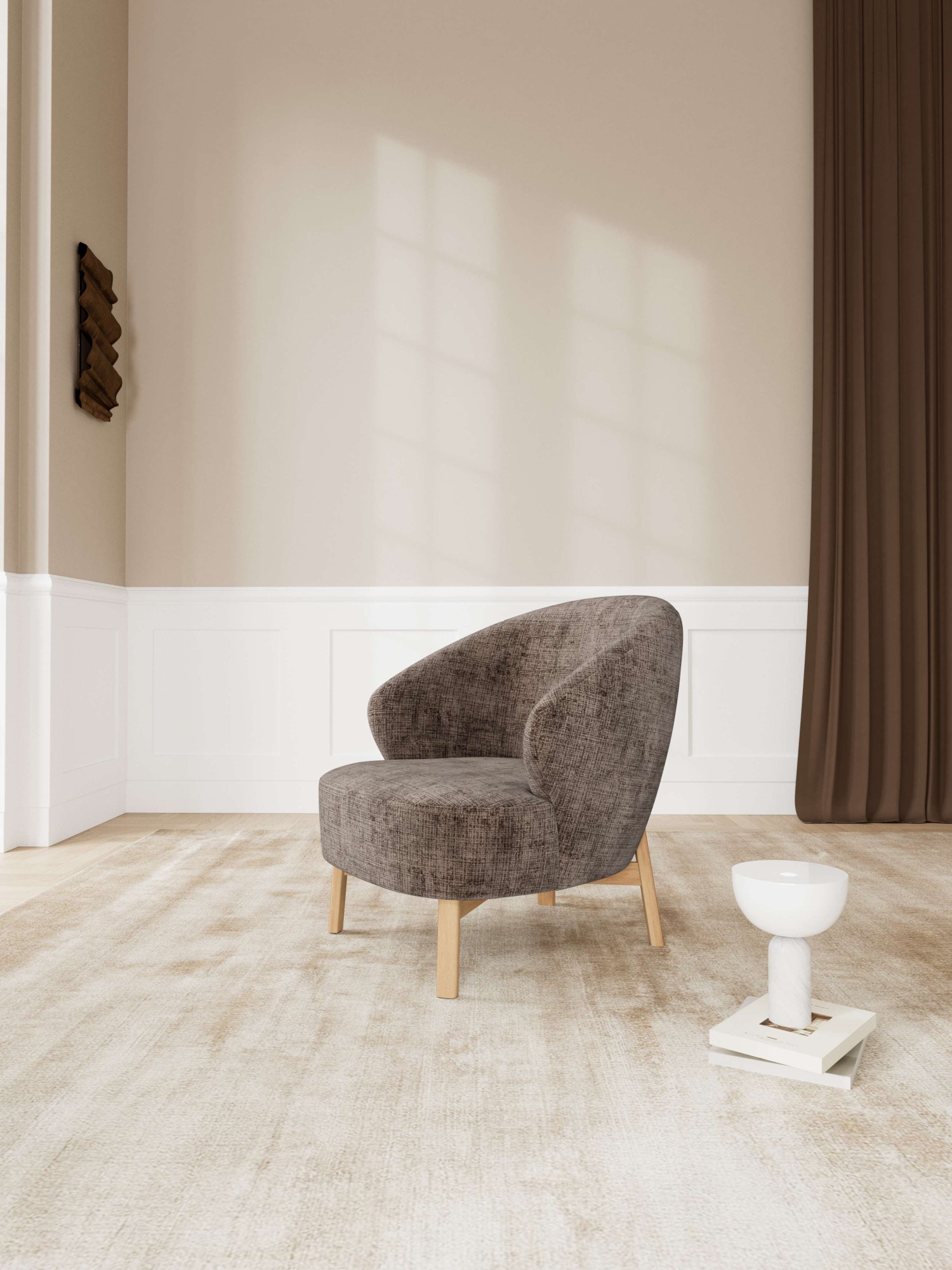 AC Design Sessel "Darlene, 77.5 x 78 cm"