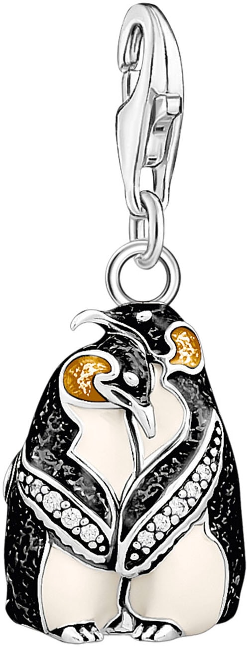 THOMAS SABO Charm-Einhänger »Pinguine« mit Zirkonia (synth.)