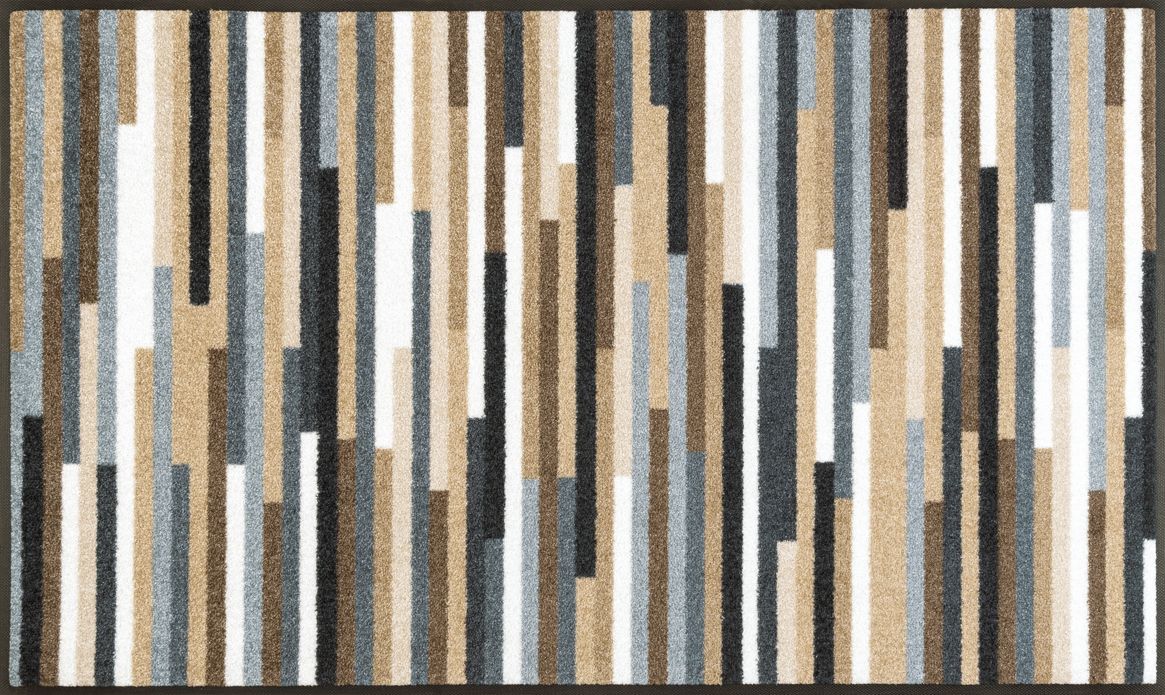 wash+dry by Kleen-Tex Läufer "Mikado Stripes" rechteckig 7 mm Höhe Schmutzfangläufer, modernes Streifen Design, rutschhemmend, waschbar