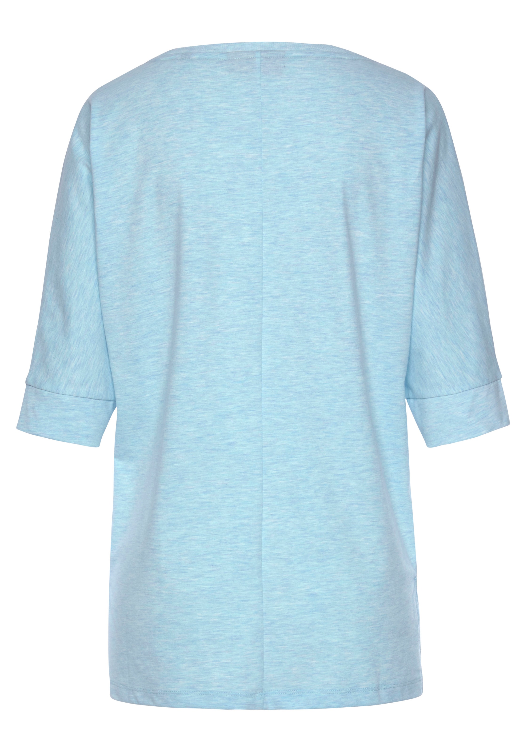 Elbsand Rundhals-Shirt »Iduna«, mit Logodruck, Baumwoll-Mix, lockere Passform