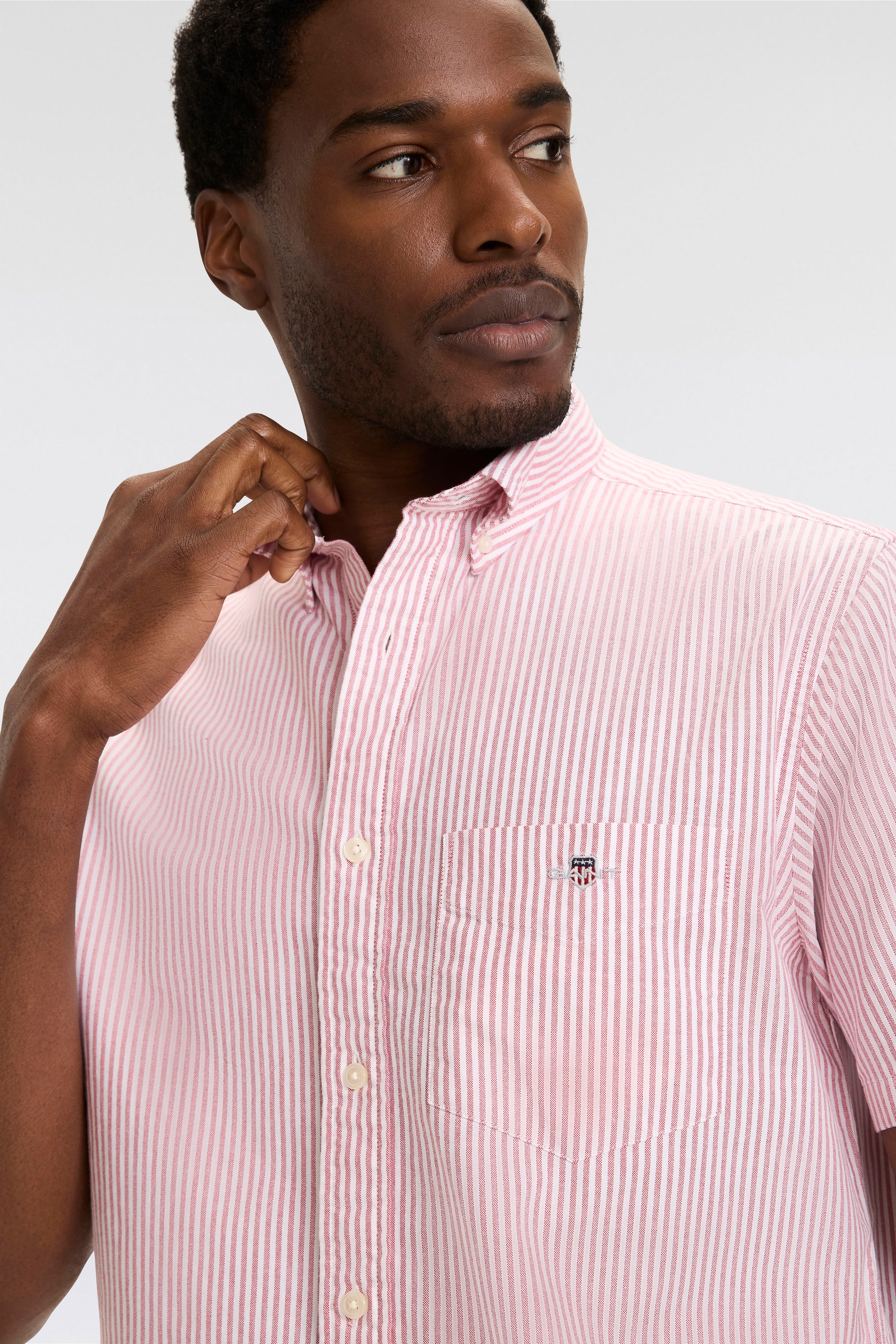 Gant Kurzarmhemd »REG CLASSIC OXFORD STRIPE SS SHIRT«