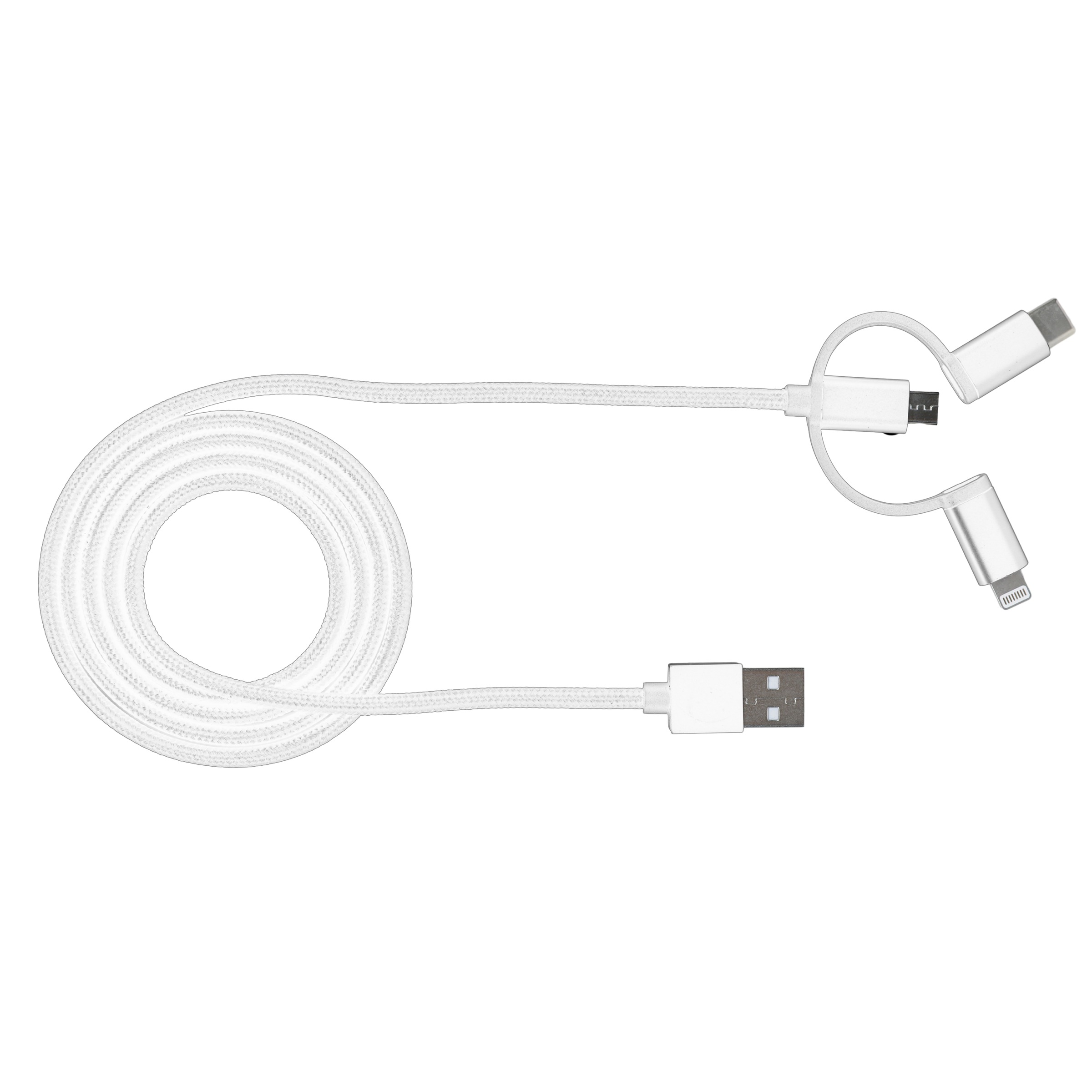 be cool USB-Kabel »Lade- und Datenkabel 3in1«, Lightning-Micro-USB-USB Typ C, USB Typ A, 100 cm