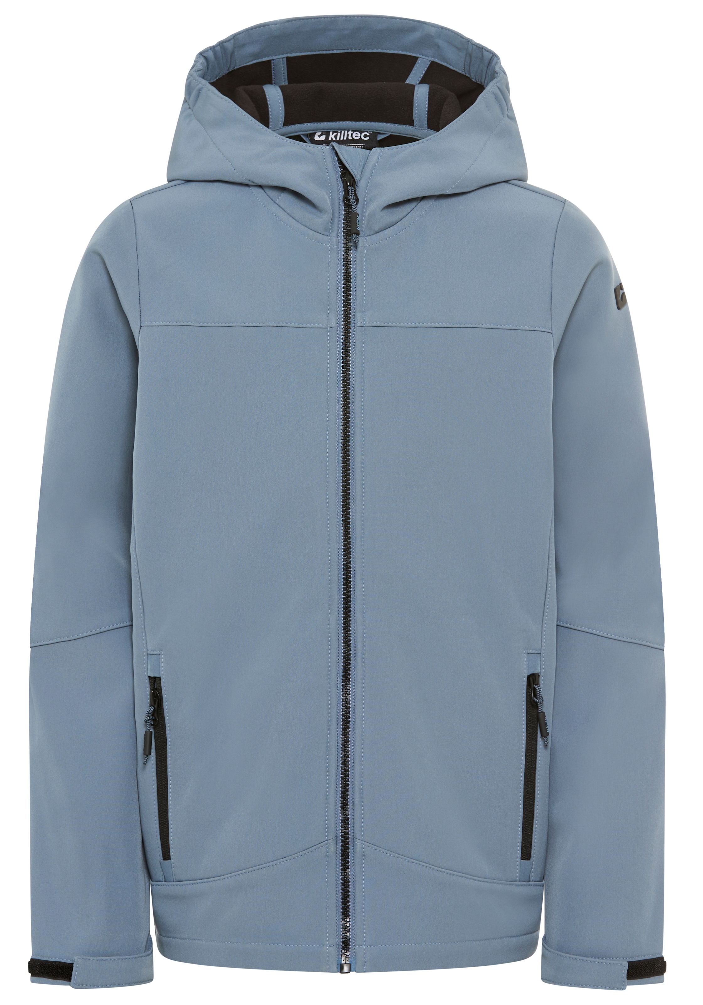 Killtec Softshelljacke »BYS SFTSHLL JCKT OT« mit Kapuze mit Reißverschlusstaschen, atmungsaktiv, schnell trocknend