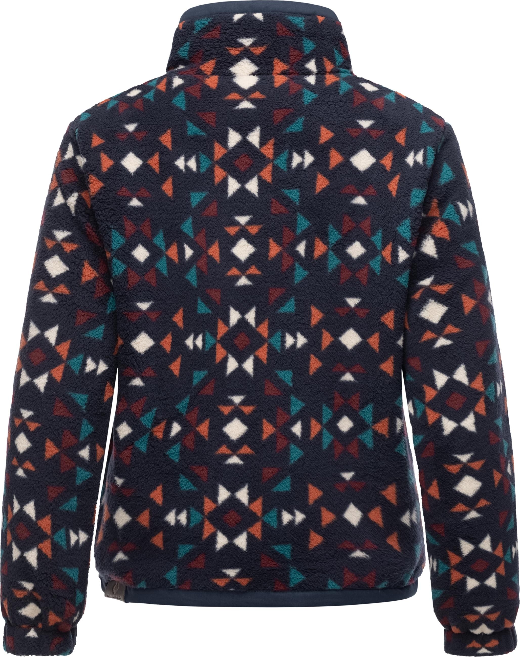 Ragwear Sweatjacke »Sweatjacke Nordicka Aztec«, Sportliche Kapuzenjacke im Inkamuster