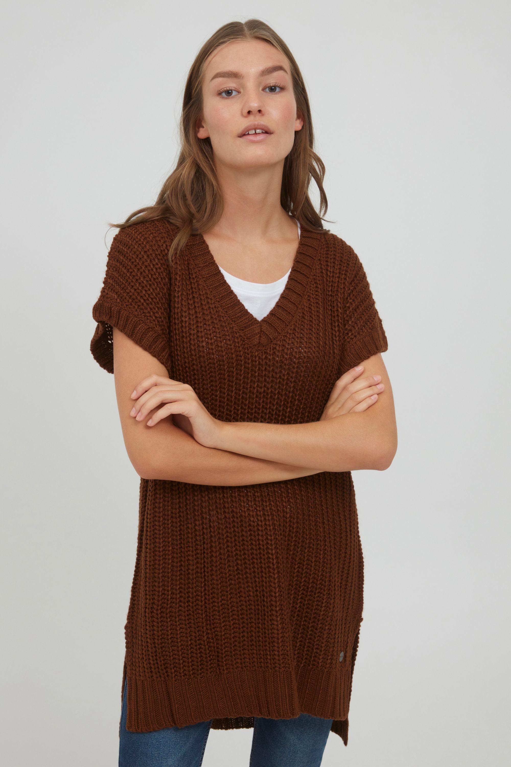 OXMO Strickfleece-Pullover »Strickpullover OXLene«
