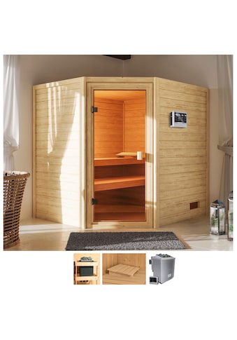 welltime Sauna »Trixi«, 4,5-kW-Bio-Ofen mit ext. Steuerung kaufen