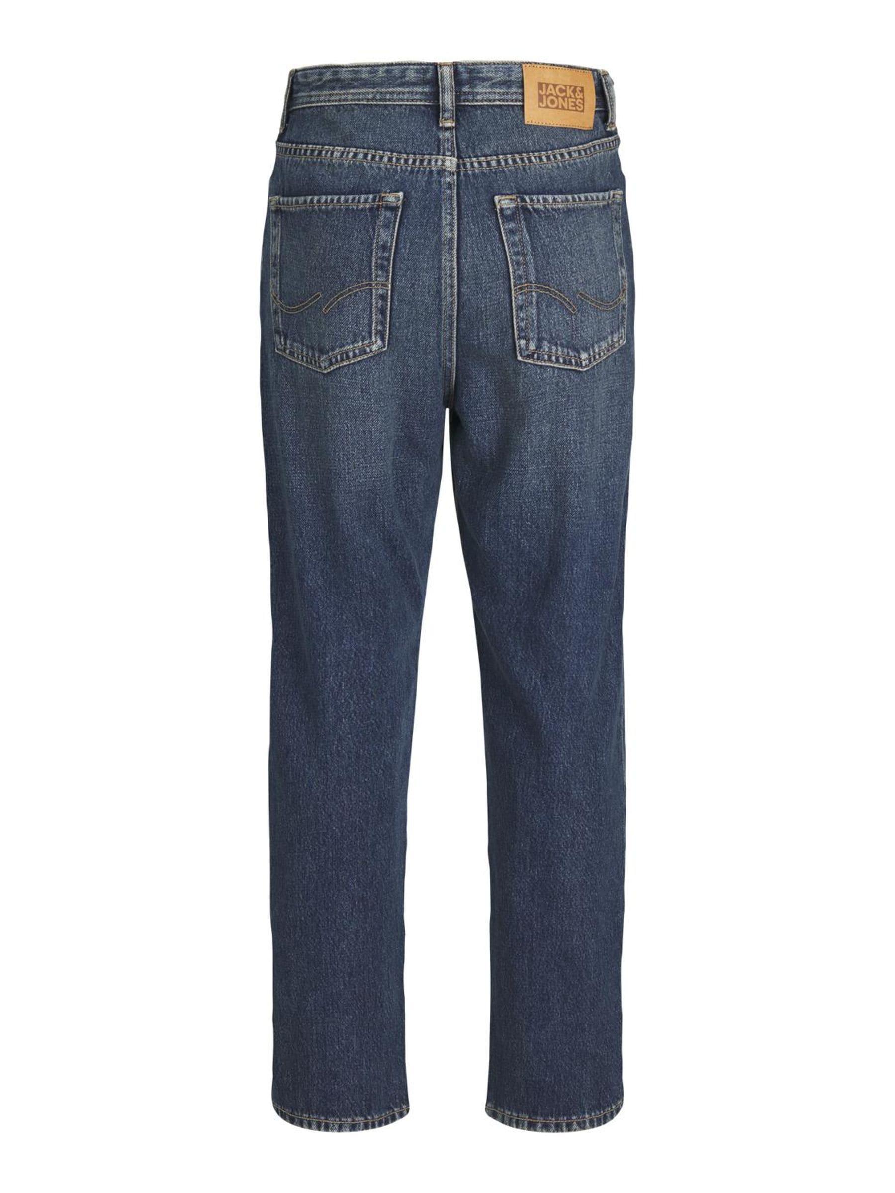 Jack & Jones Junior Loose-fit-Jeans »JJICHRIS robust, pflegeleicht, stylisch«, Abriebeffekte, modisch, loose fit, Denim