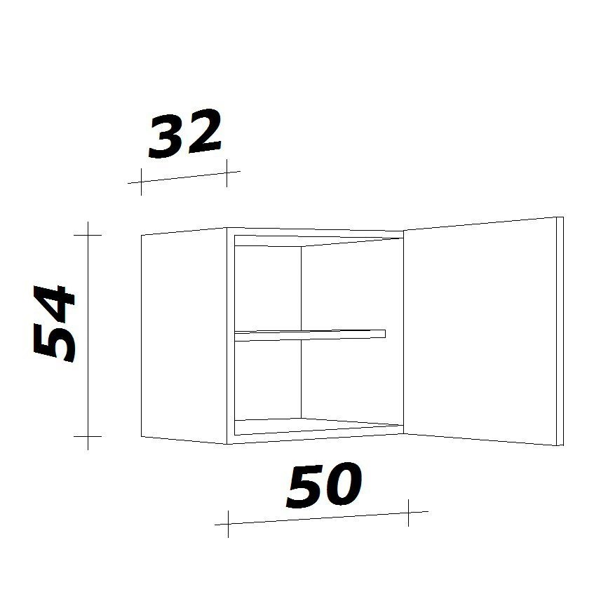 H 54,8 x x auf »Bergen«, bestellen Hängeschrank x Flex-Well x 50 T) cm (B 32 Raten