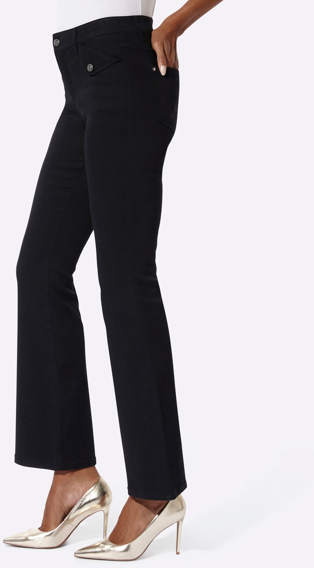 creation L Bootcut-Jeans 1