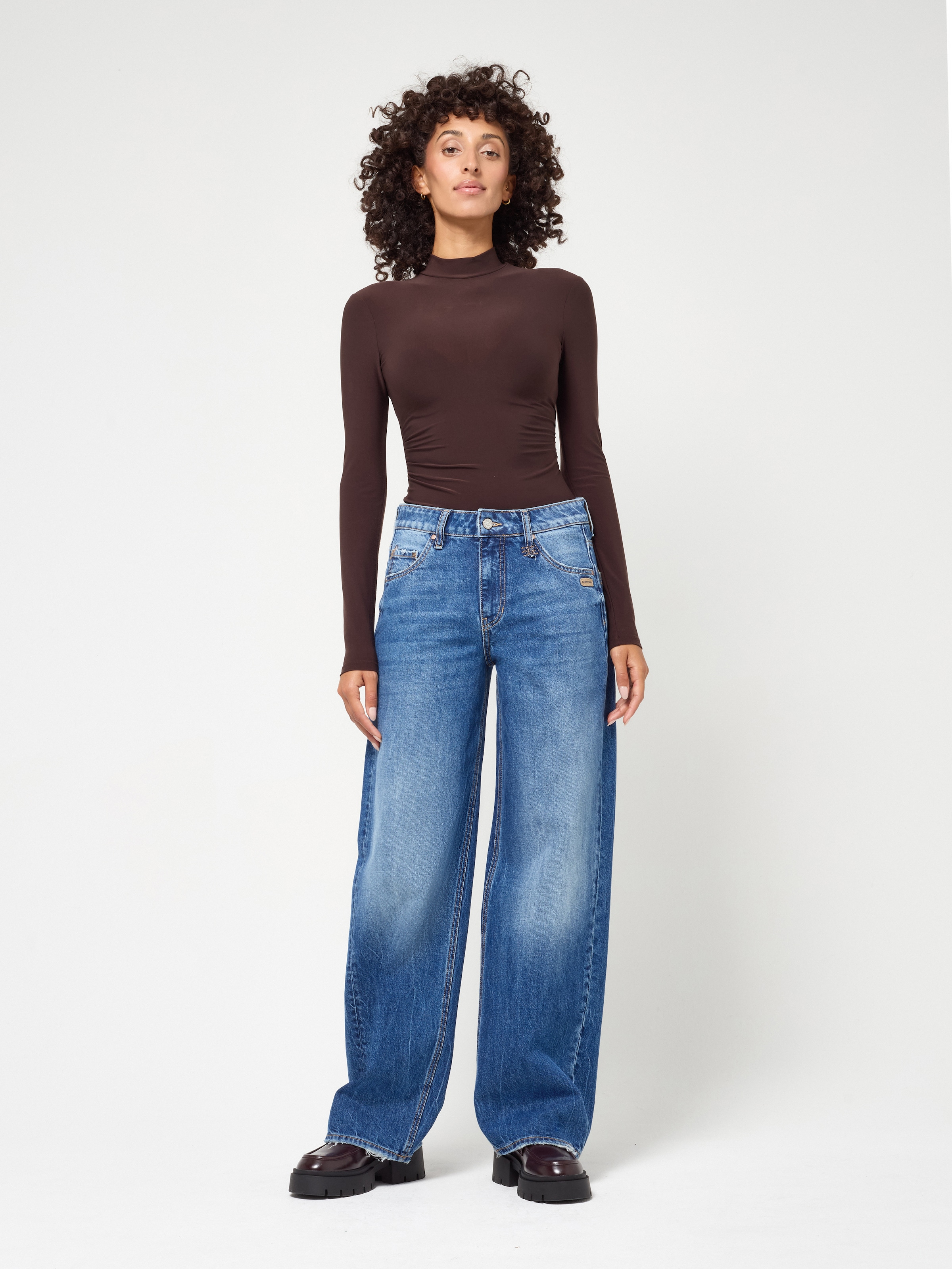 GANG 5-Pocket-Jeans »94CORA« im Baggy Fit mit niedriger Leibhöhe