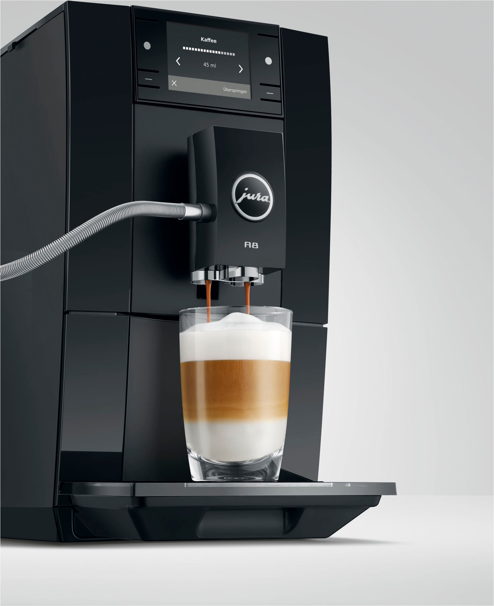 JURA Kaffeevollautomat »15736 A8 Piano Black (EA)«