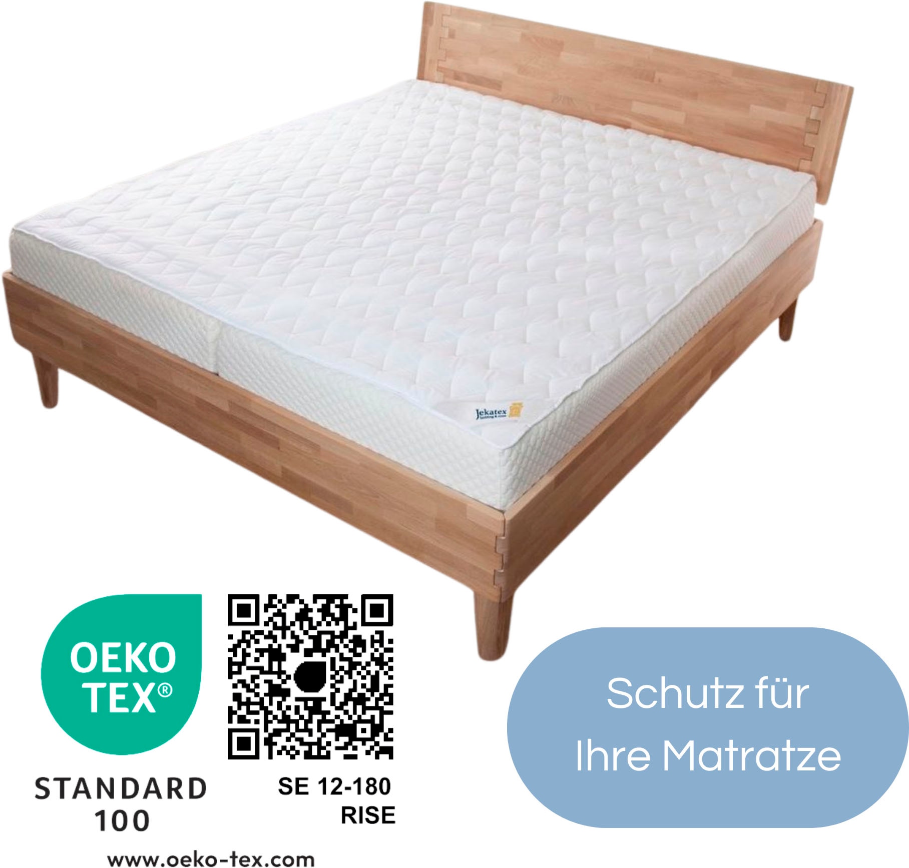 Matratzenauflage »Aloe Vera«, Auflage 90x200 cm für Matratze mit Aloe Vera veredelt.