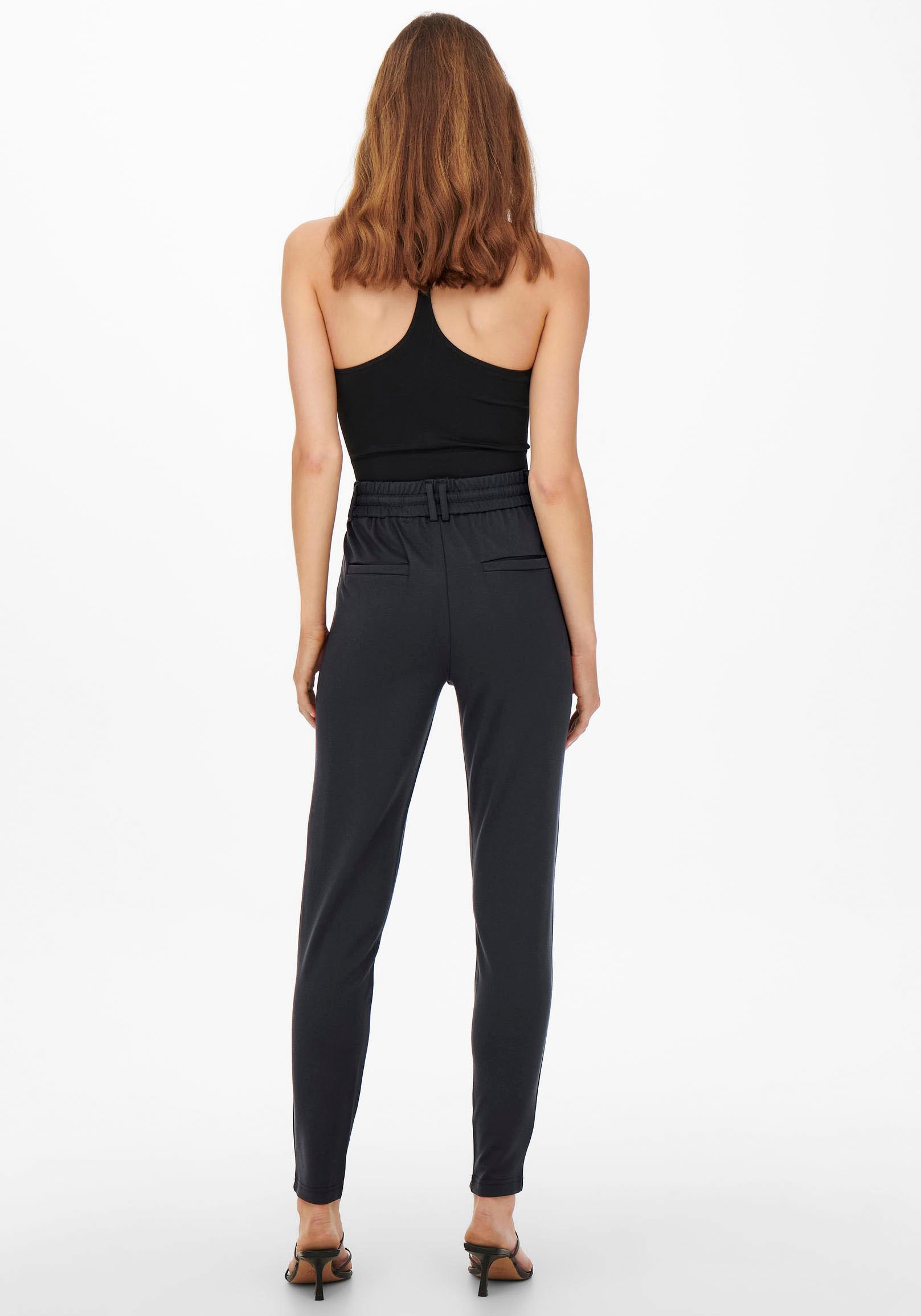 ONLY Jogger Pants »ONLPOPTRASH LIFE EASY COL PANT PNT NOOS«, bequeme Form mit elastischem Bund und Kordelzug