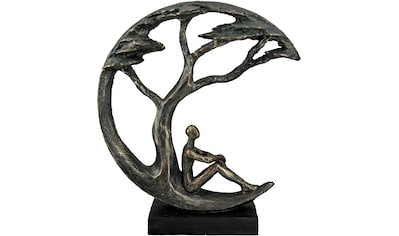 Casablanca by Gilde Dekofigur »Skulptur Devotion«, grau, Polyresin auf  Rechnung kaufen