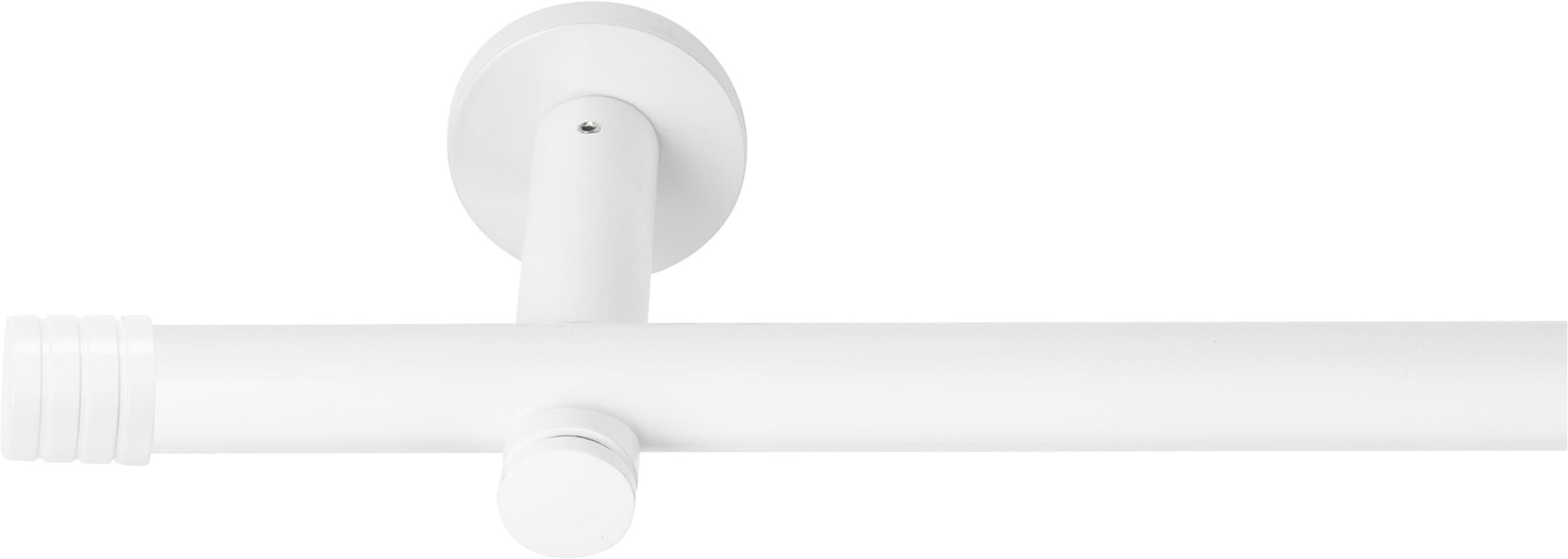 SN DECO GROUP Gardinenstange »Gardinenstange Lille Ø 19 mm, 1-läufig, Fixmaß, verschraubt« Ø 19 mm Fixmaß;kürzbar