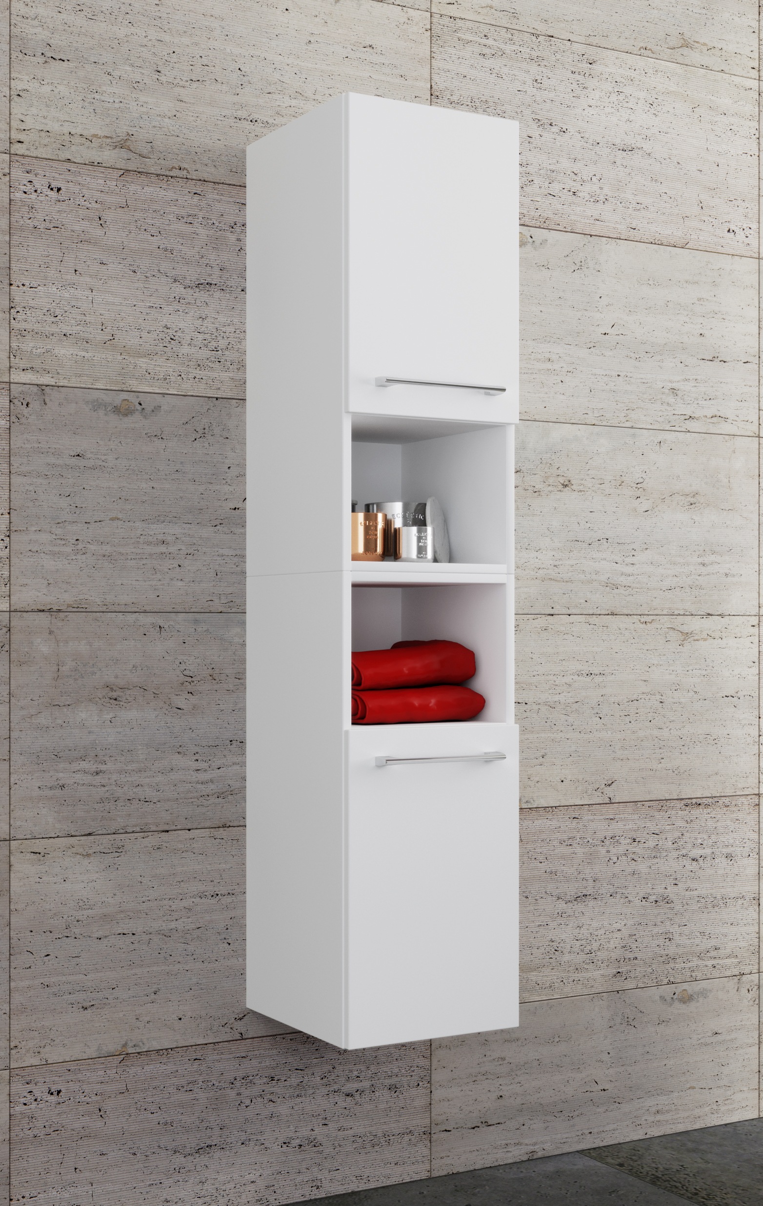 VCM Hochschrank »Holz Badmöbel Bad Hochschrank Badschrank Badinos«