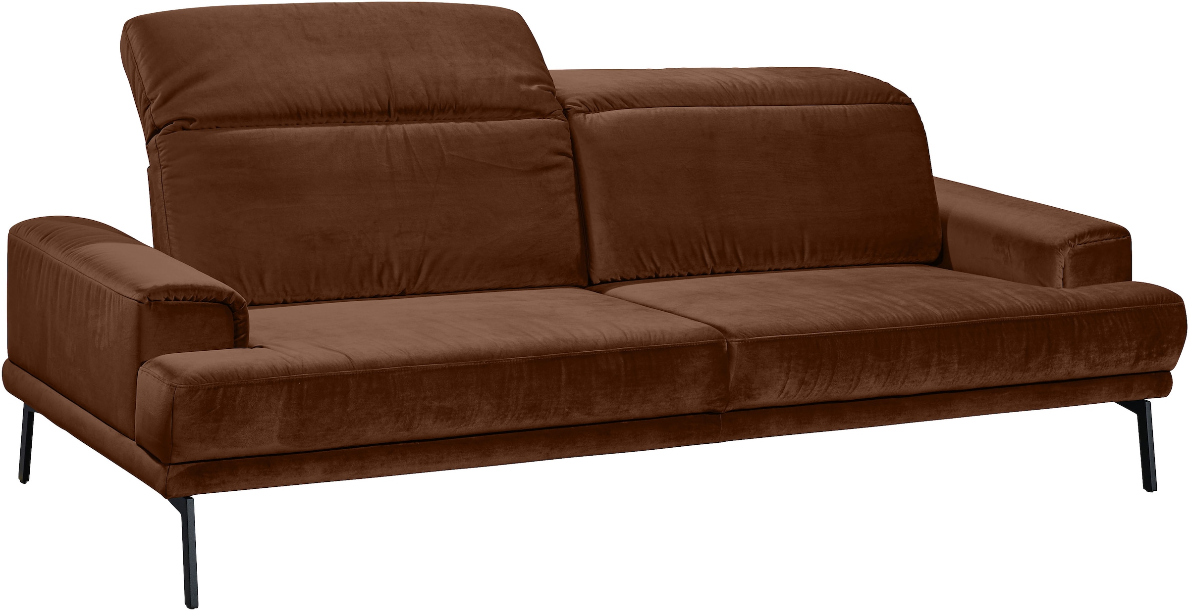 Musterring 3-Sitzer »MR 4580«, inkl. Kopf- und Sitztiefenverstellung, Fuß schwarz, B228 x T103 cm