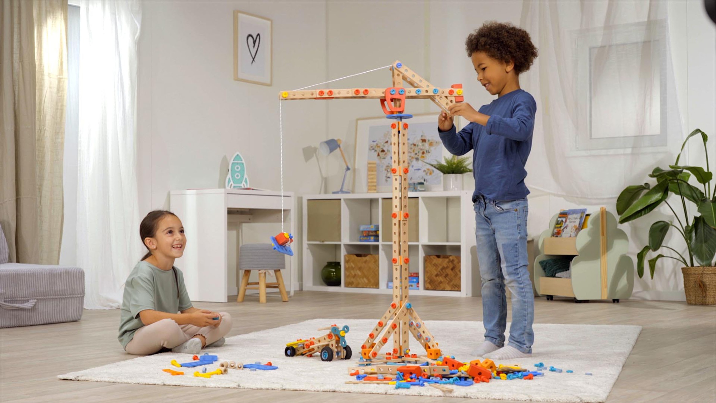 Eichhorn Konstruktionsspielsteine »Constructor Kran« Made in Germany