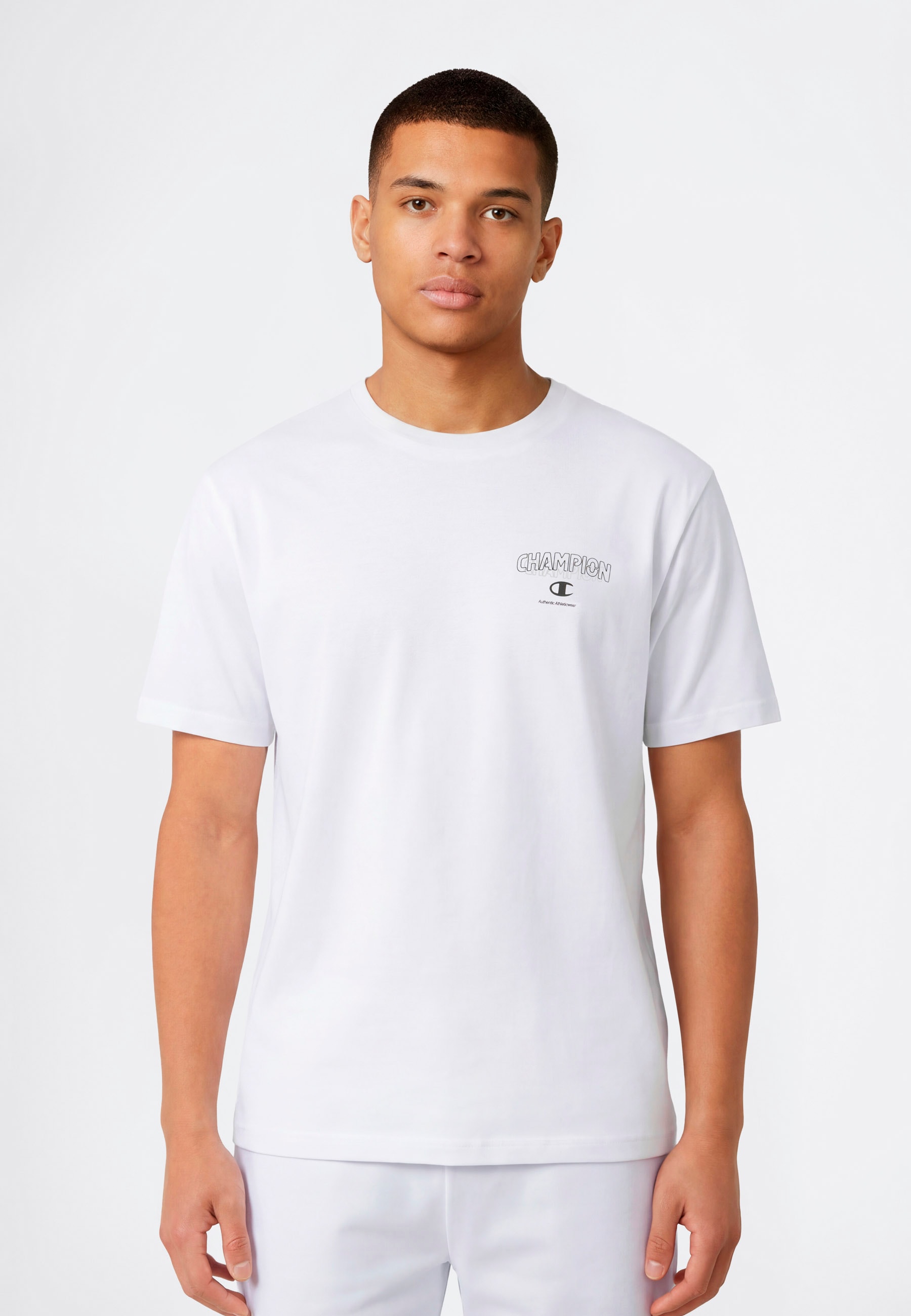 Champion T-Shirt »Graphic Tee« sportlicher Stil, Kurzarm, für sportliche Aktivitäten und Freizeit