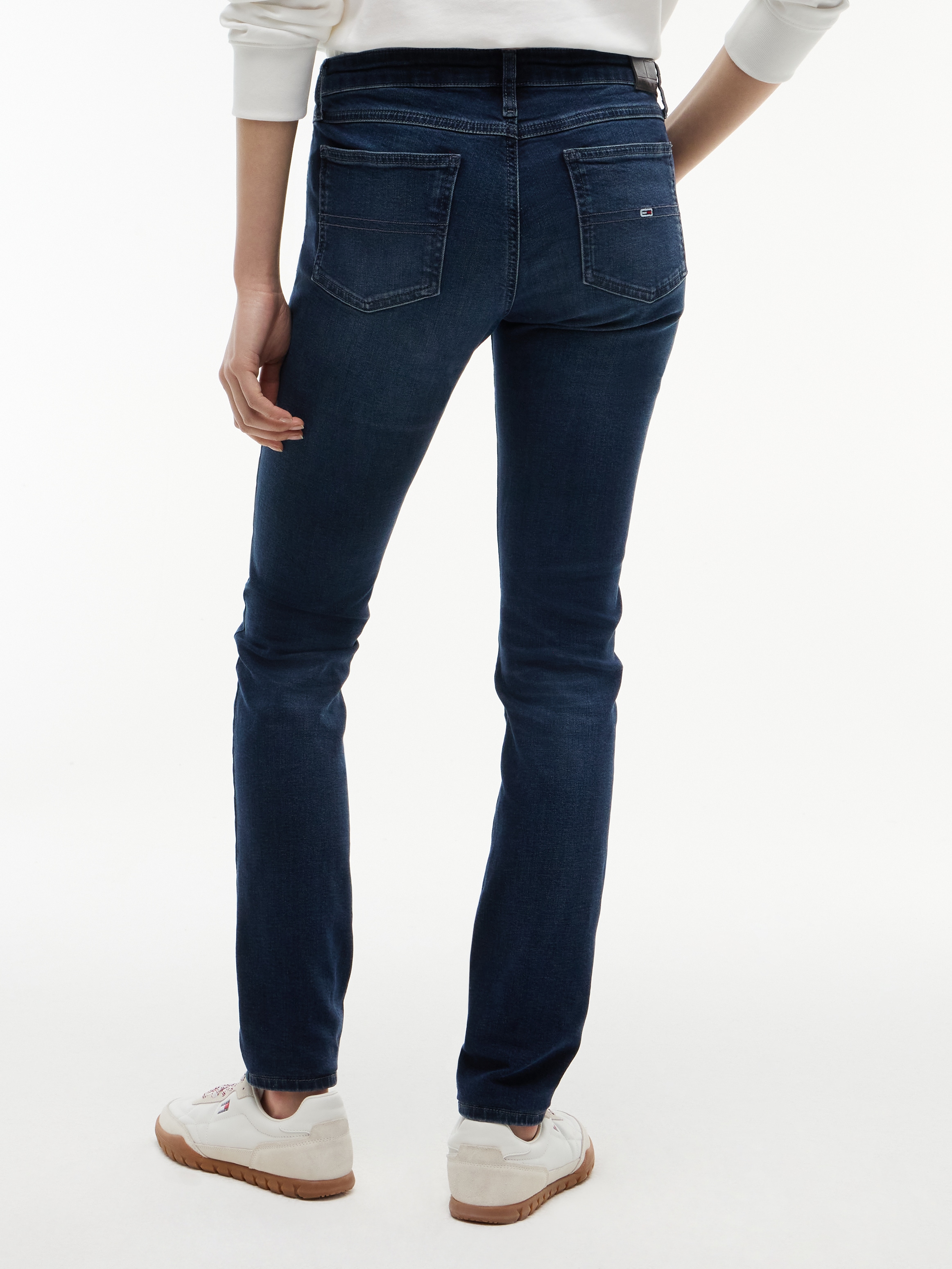 Tommy Jeans Skinny-fit-Jeans »LW SKN CH12« mit Logo-Badge, Logstickerei