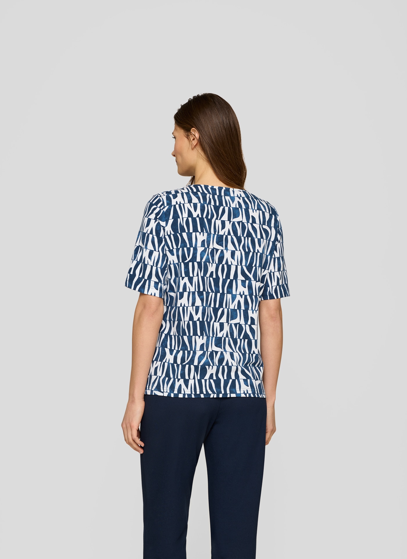 Rabe T-Shirt, mit All-Over Print