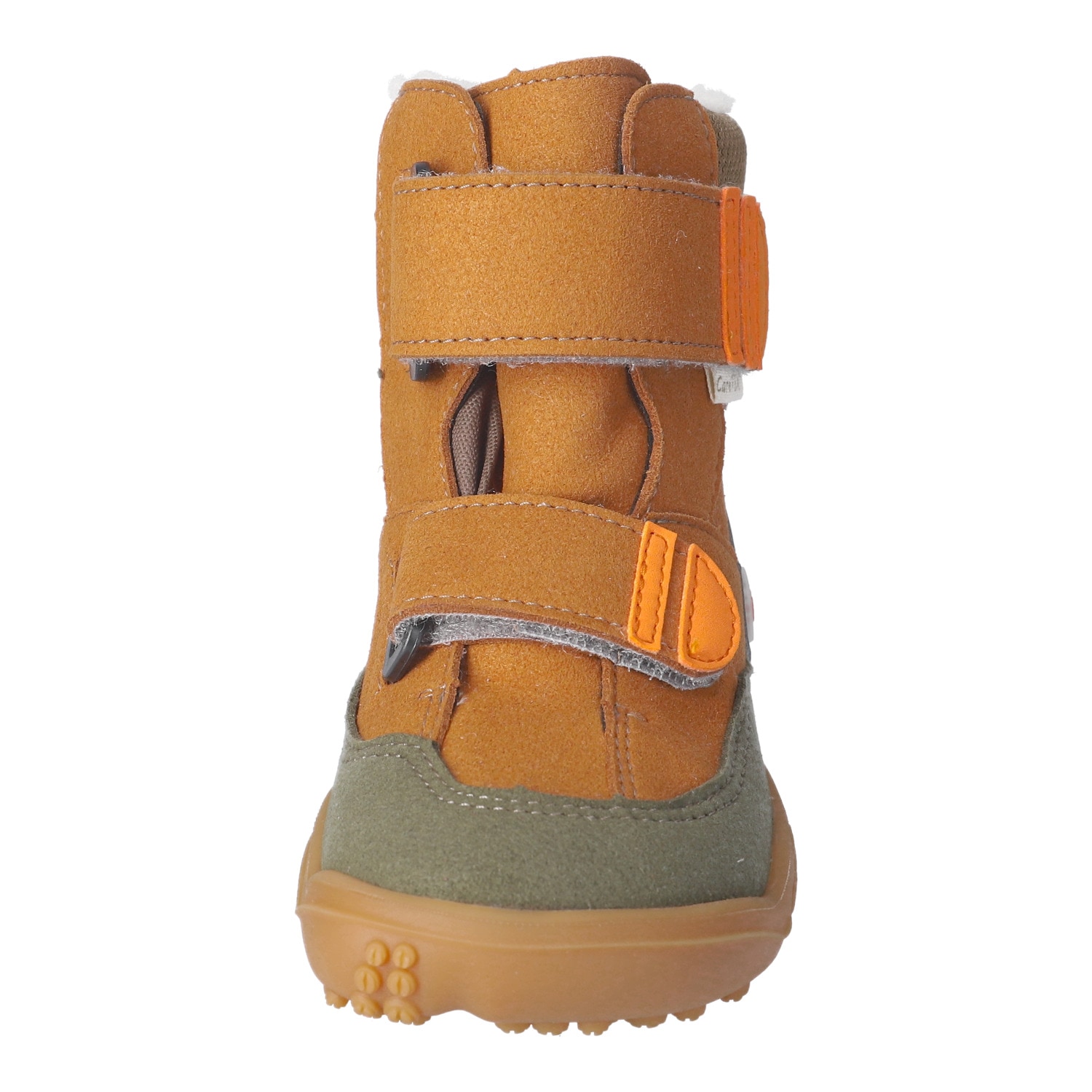 qnuffs Barfußschuh »TANNE«  Klettboots, Winterboots mit praktischem Namensschild an der Ferse